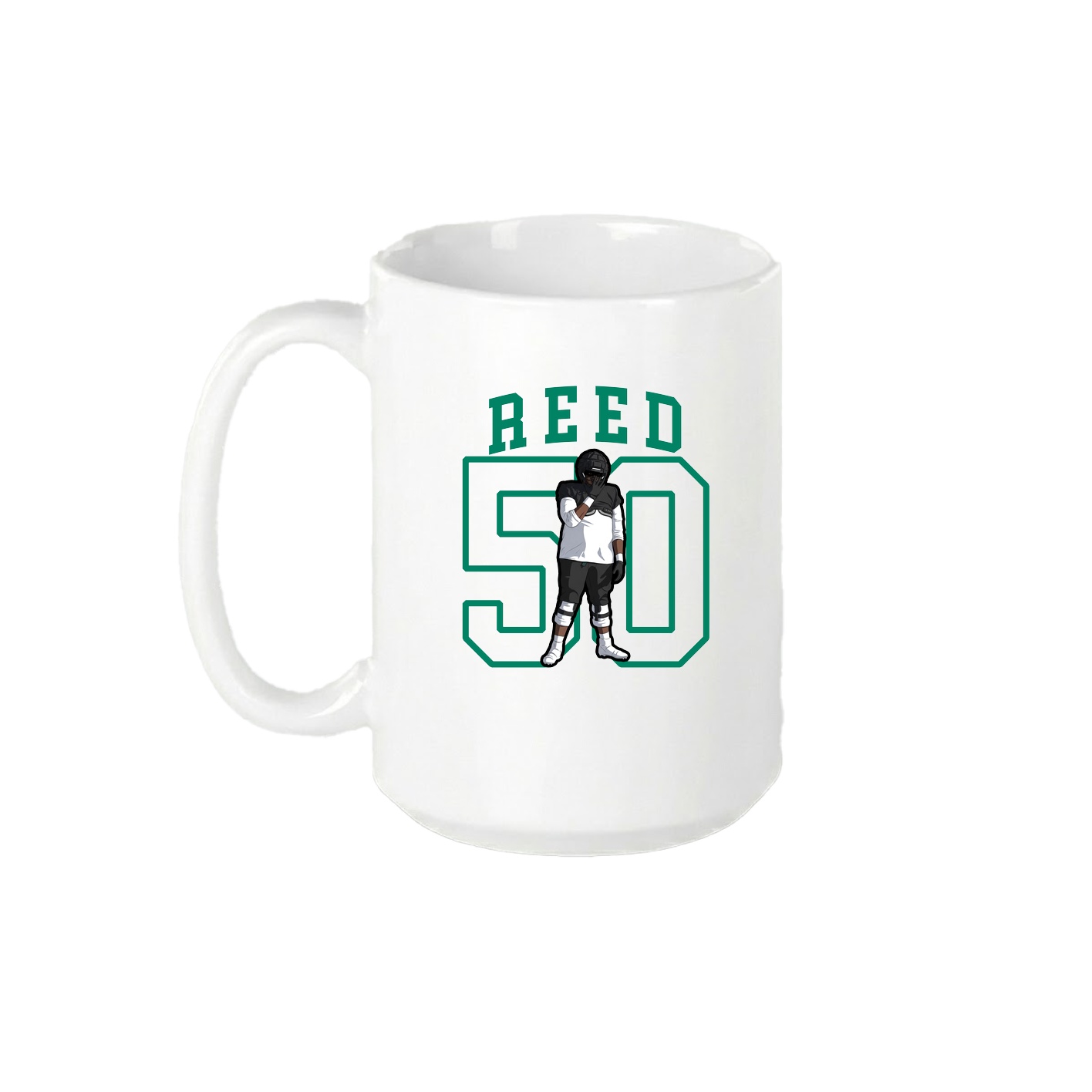 15oz Coffee Mug — Shirsey in White