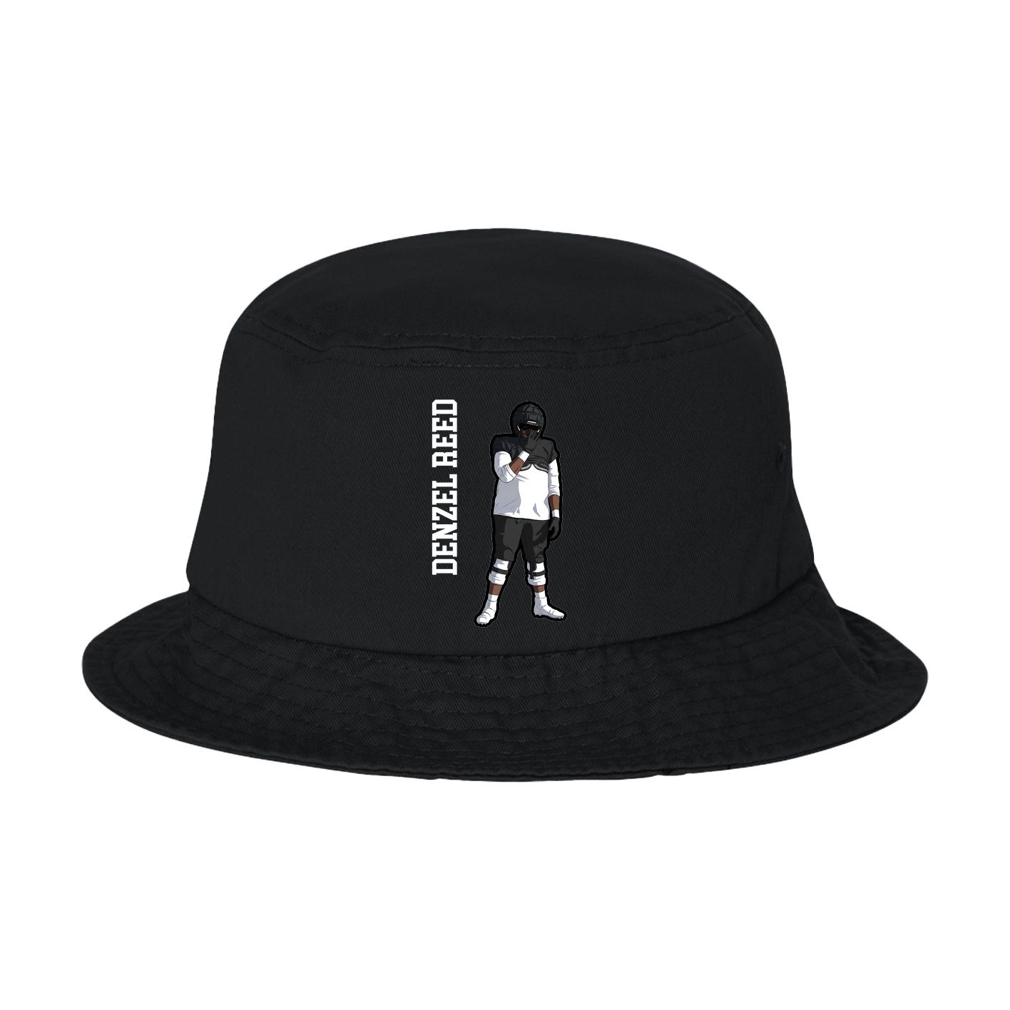 Bucket Cap — Name Vertical in Black