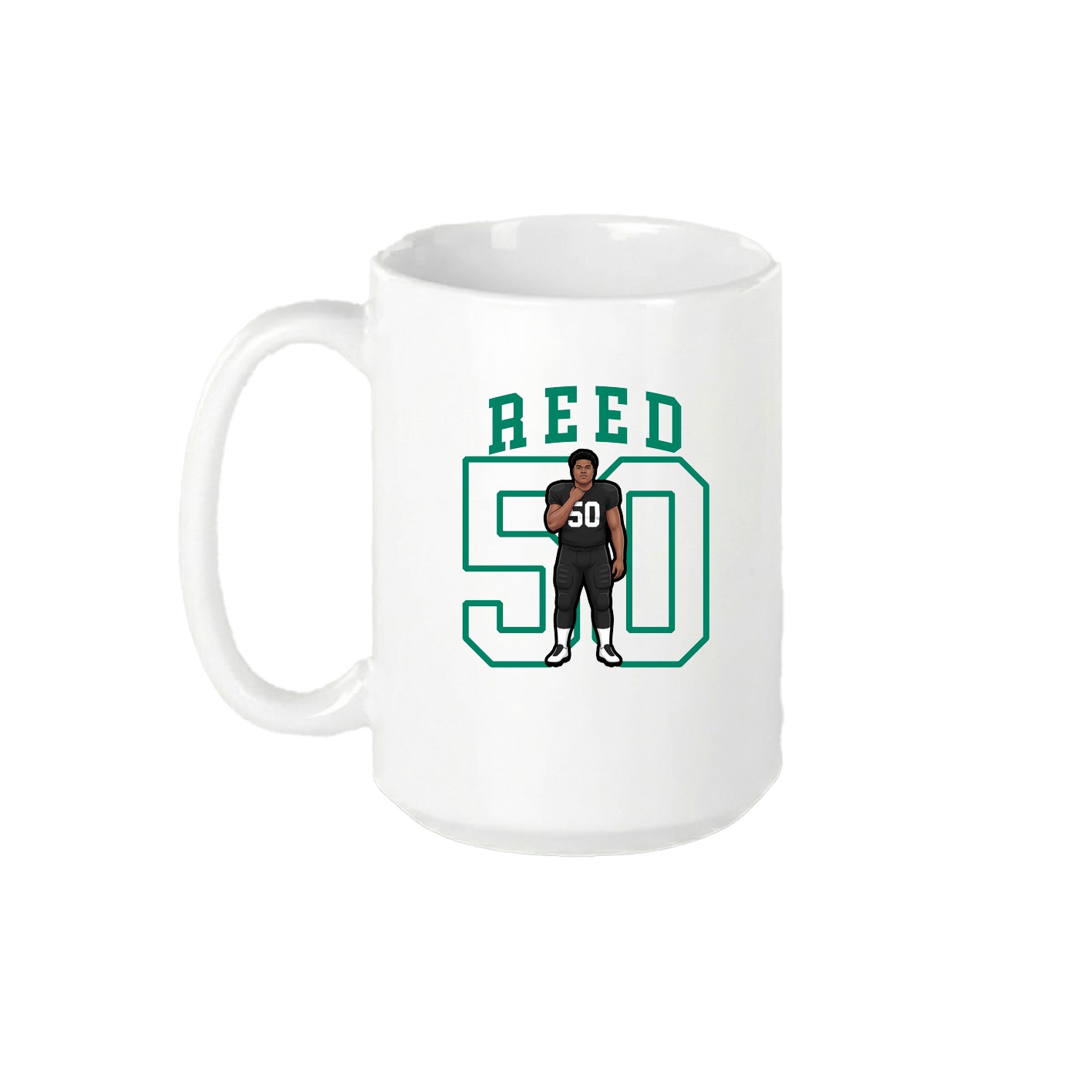 15oz Coffee Mug — Shirsey in White