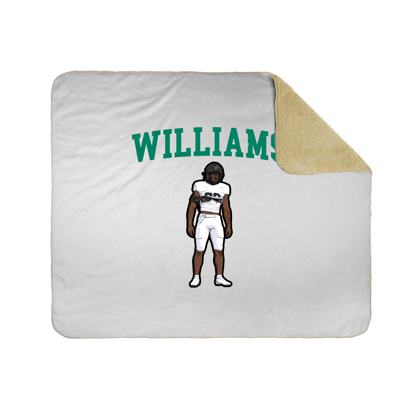 Throw Blanket — Shirsey in White