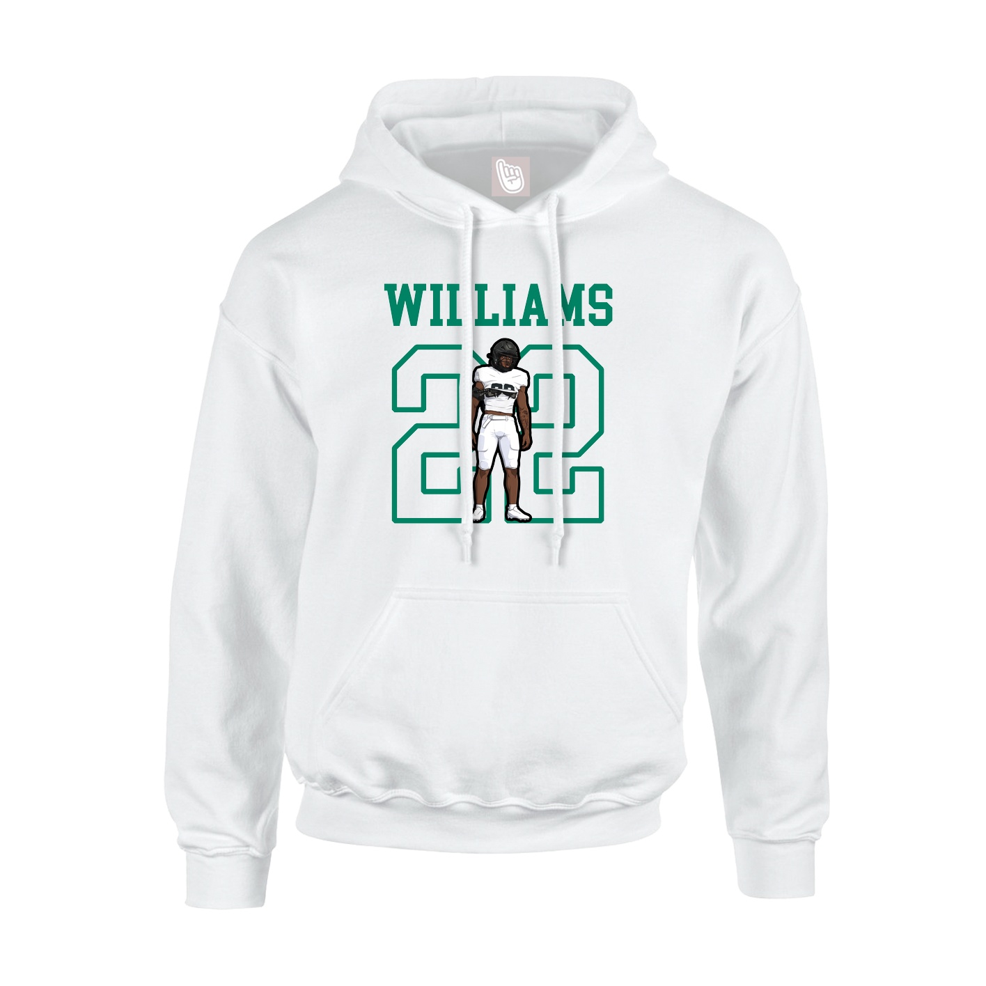 Hoodie — Shirsey in White