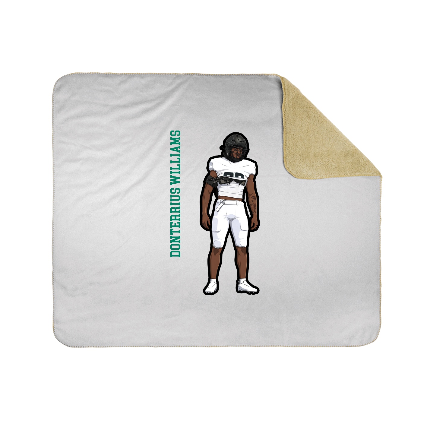 50x60 Sherpa Lined Throw Blanket