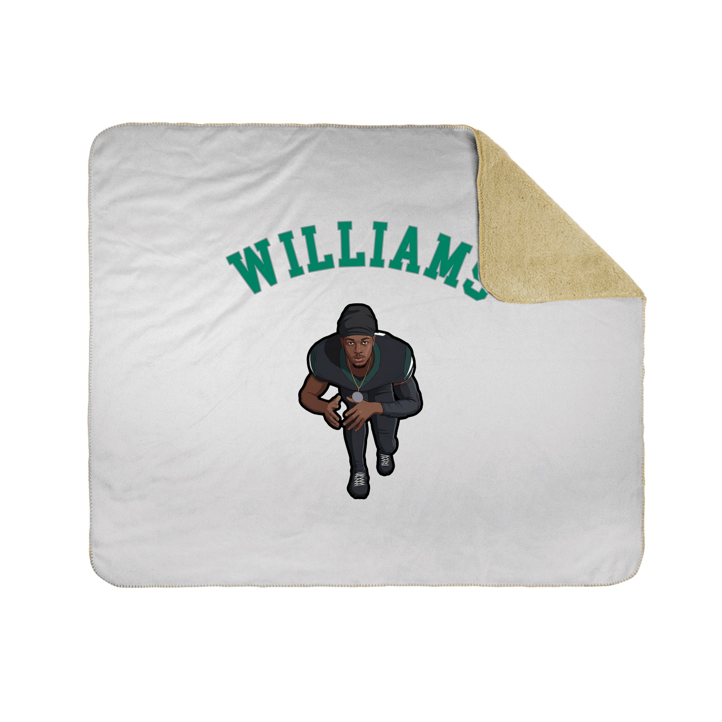 Throw Blanket — Shirsey Arch in White