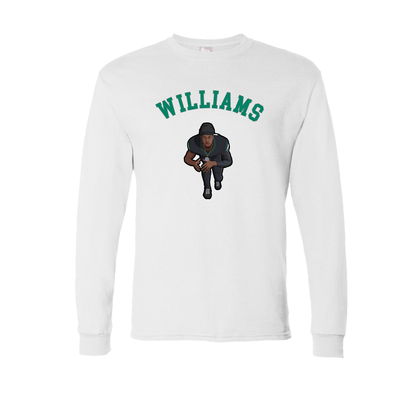 Long Sleeve Tee — Shirsey Arch in White