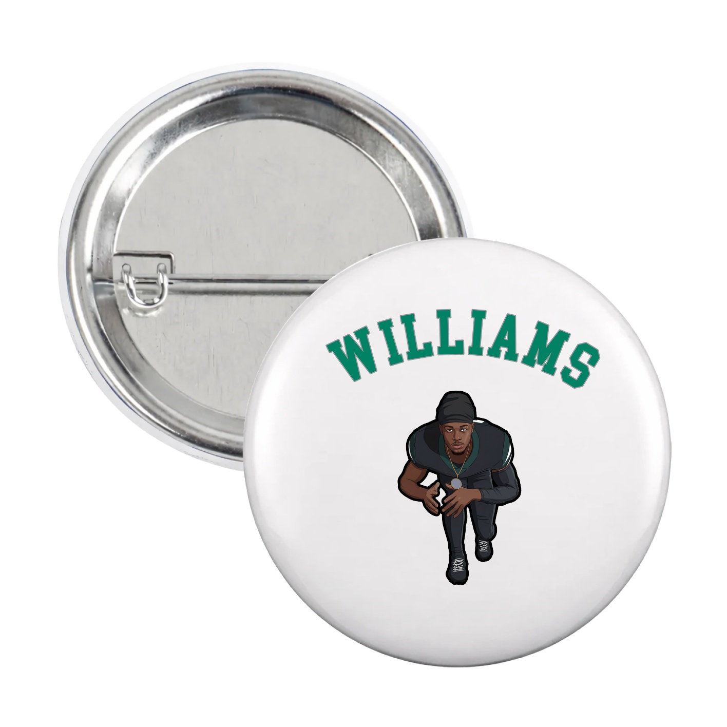 Game Day Button — Shirsey Arch in White