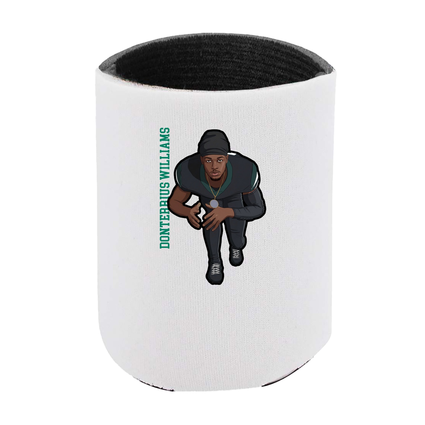 Can Holder — Name Vertical in White