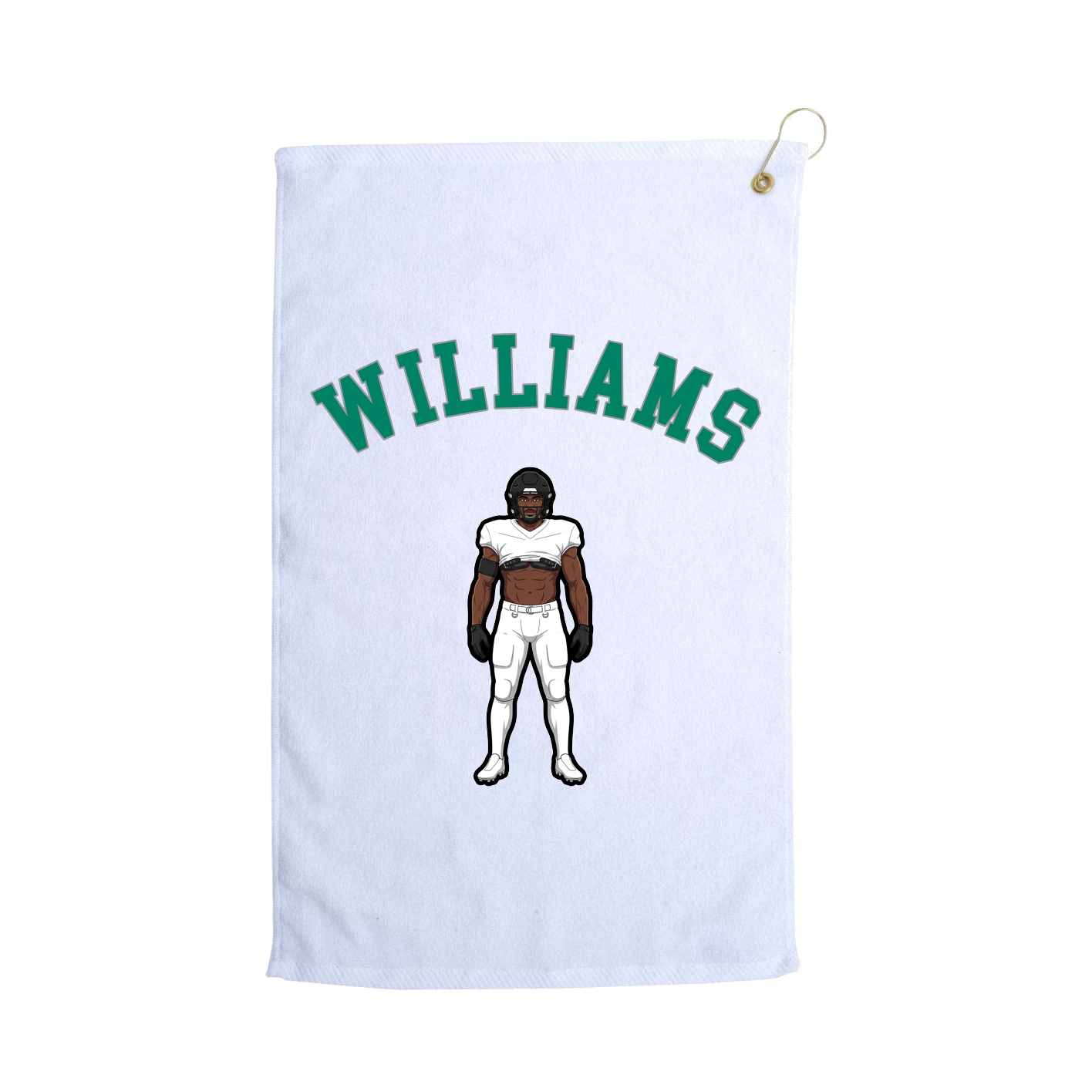 Golf Towel — Shirsey Arch in White