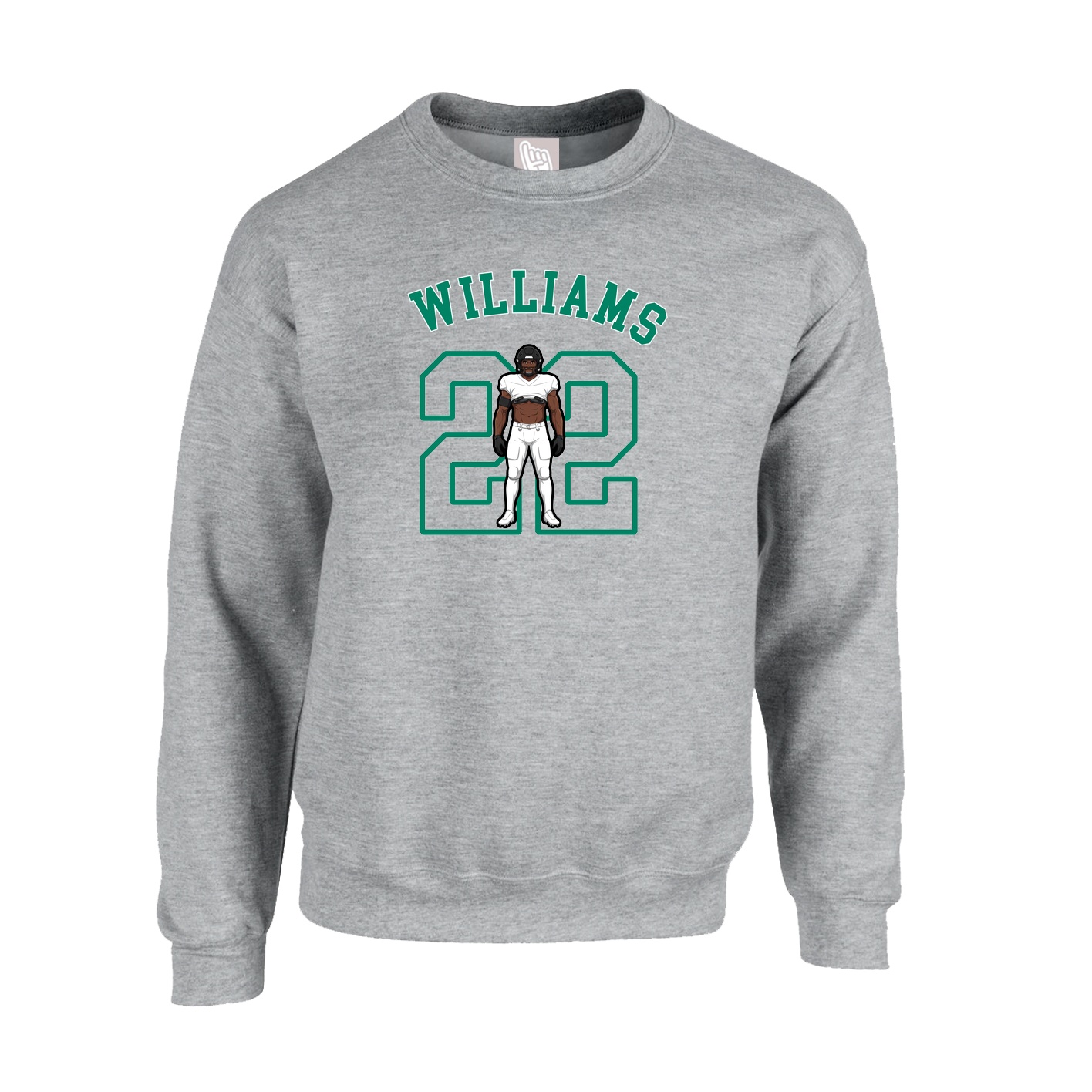 Fleece Crew — Shirsey Arch in Grey
