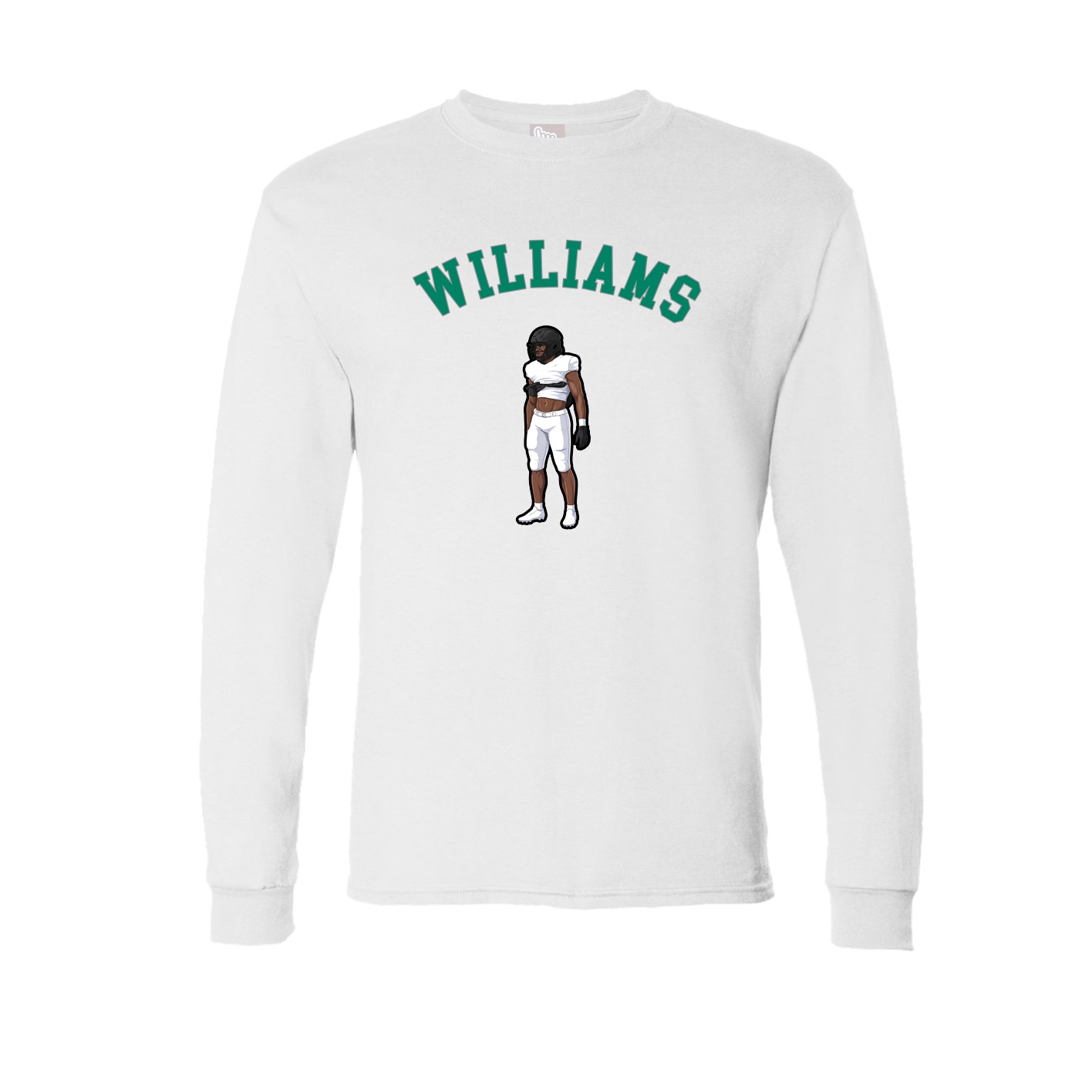 Long Sleeve Tee — Shirsey Arch in White