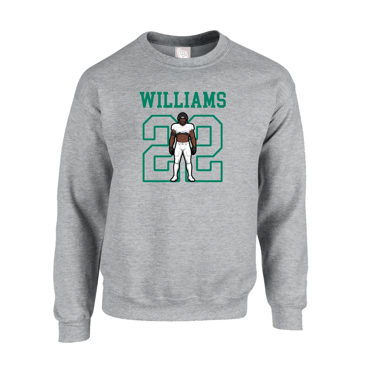 Fleece Crew — Shirsey in Grey