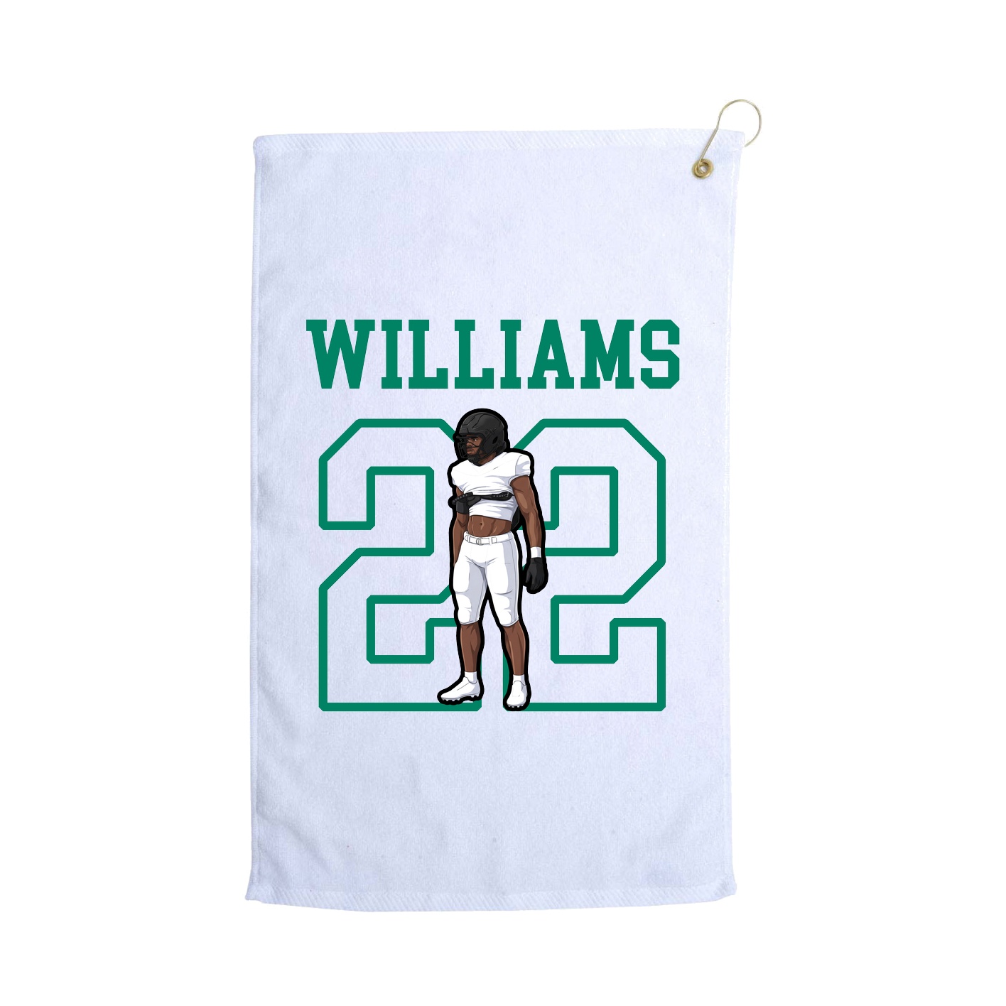 Golf Towel — Shirsey in White