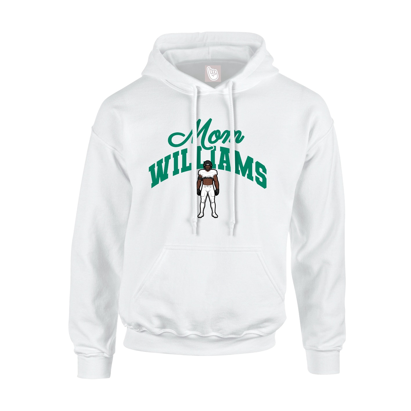 Youth Hoodie — Mothers Day Arch in White