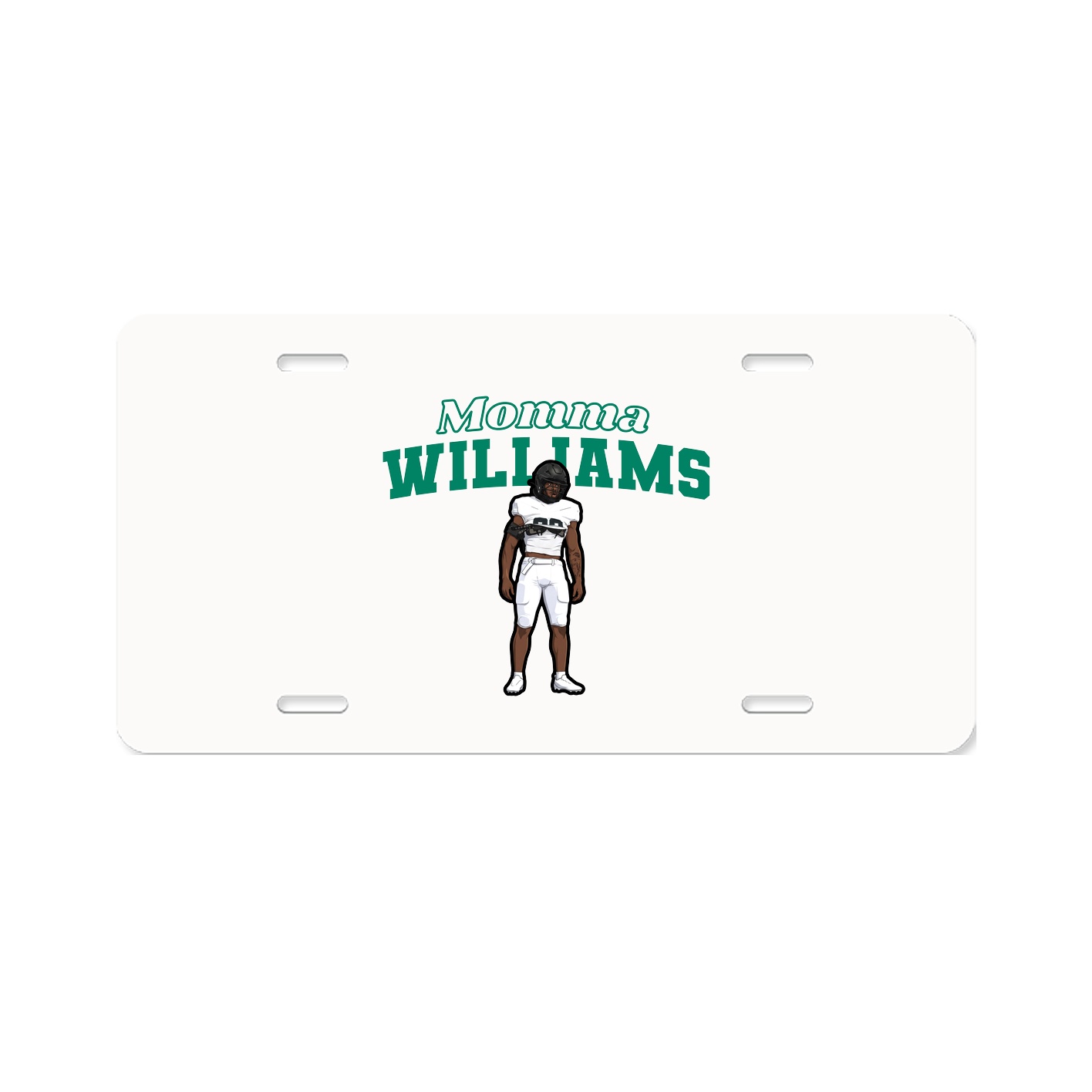 License Plate — Mothers Day Block in Classic