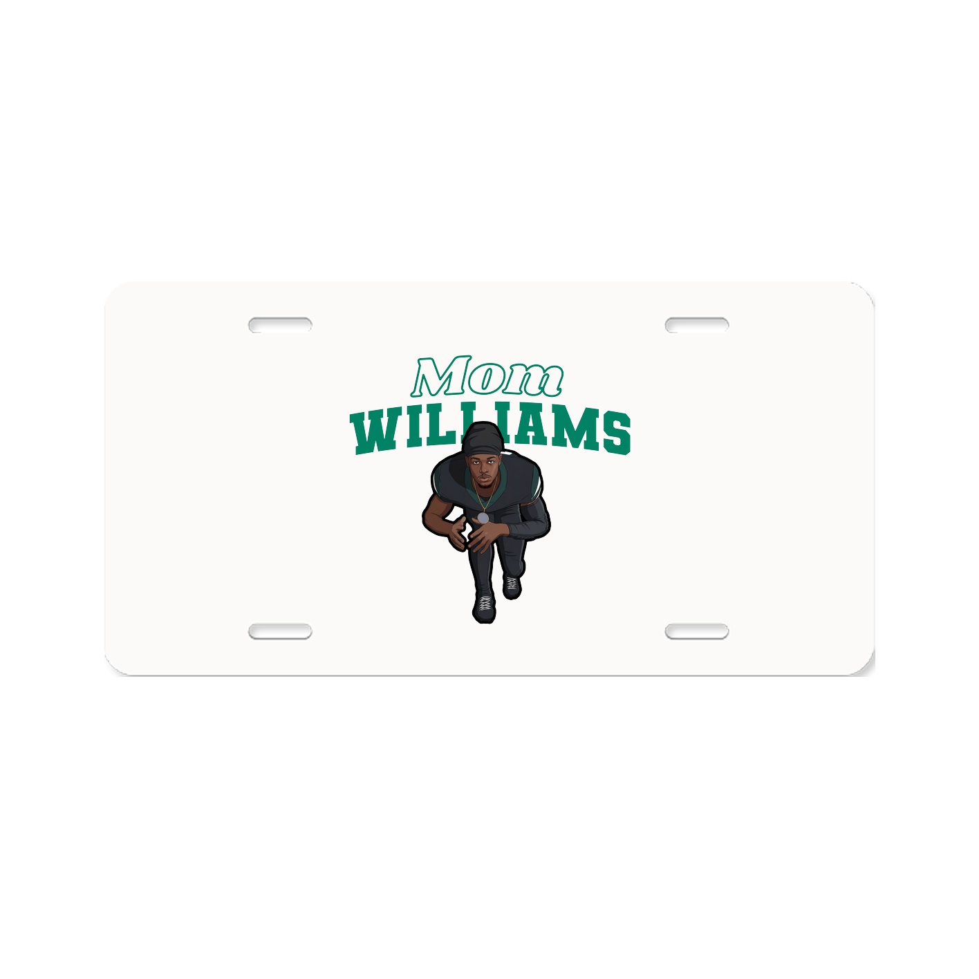 License Plate — Mothers Day Block in Classic
