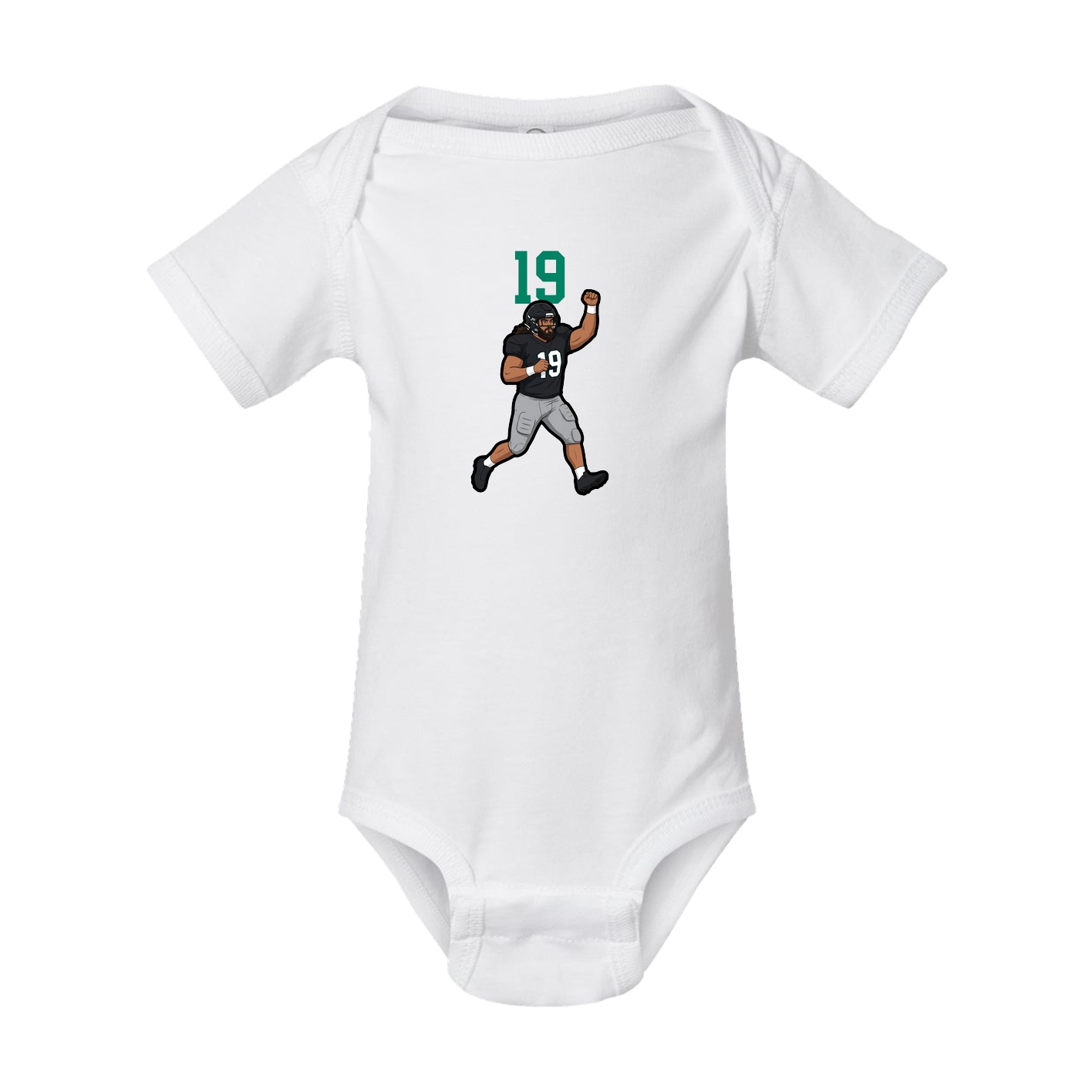 Baby Onesie — Number Top in White