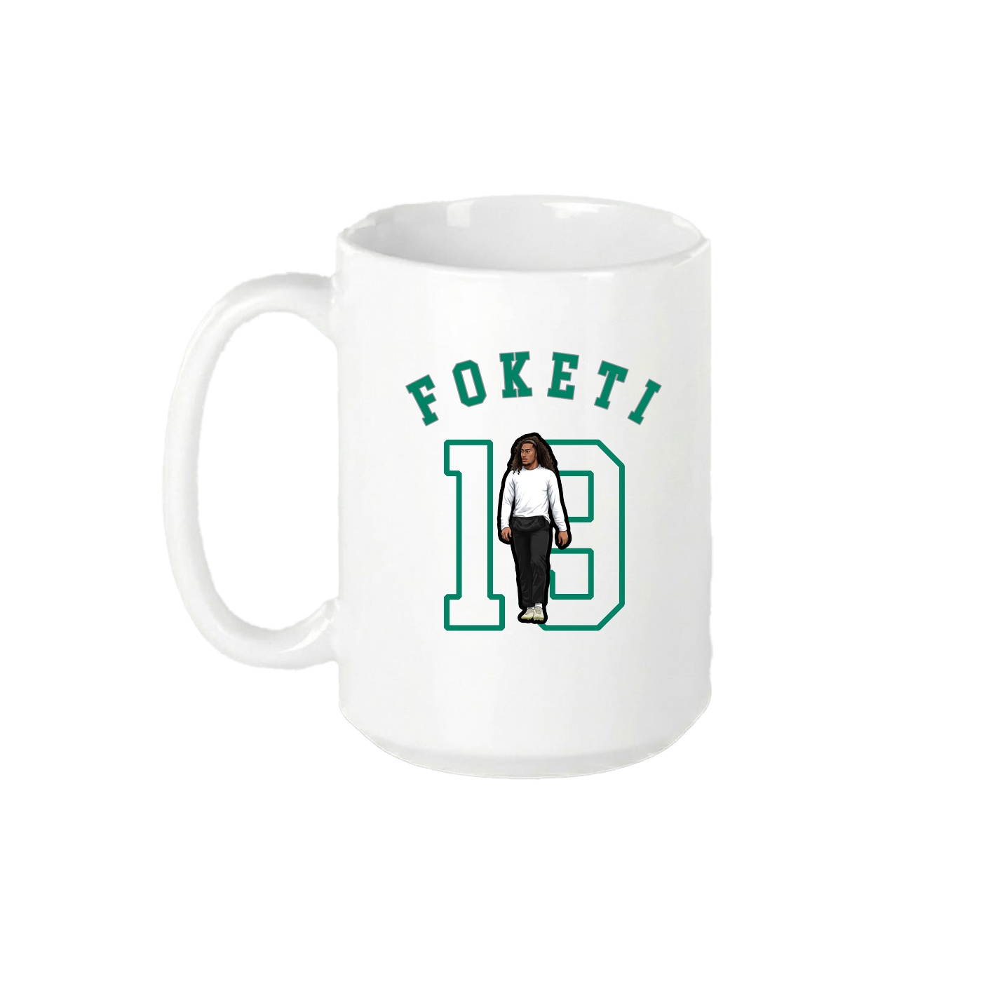 15oz Coffee Mug — Shirsey Arch in White