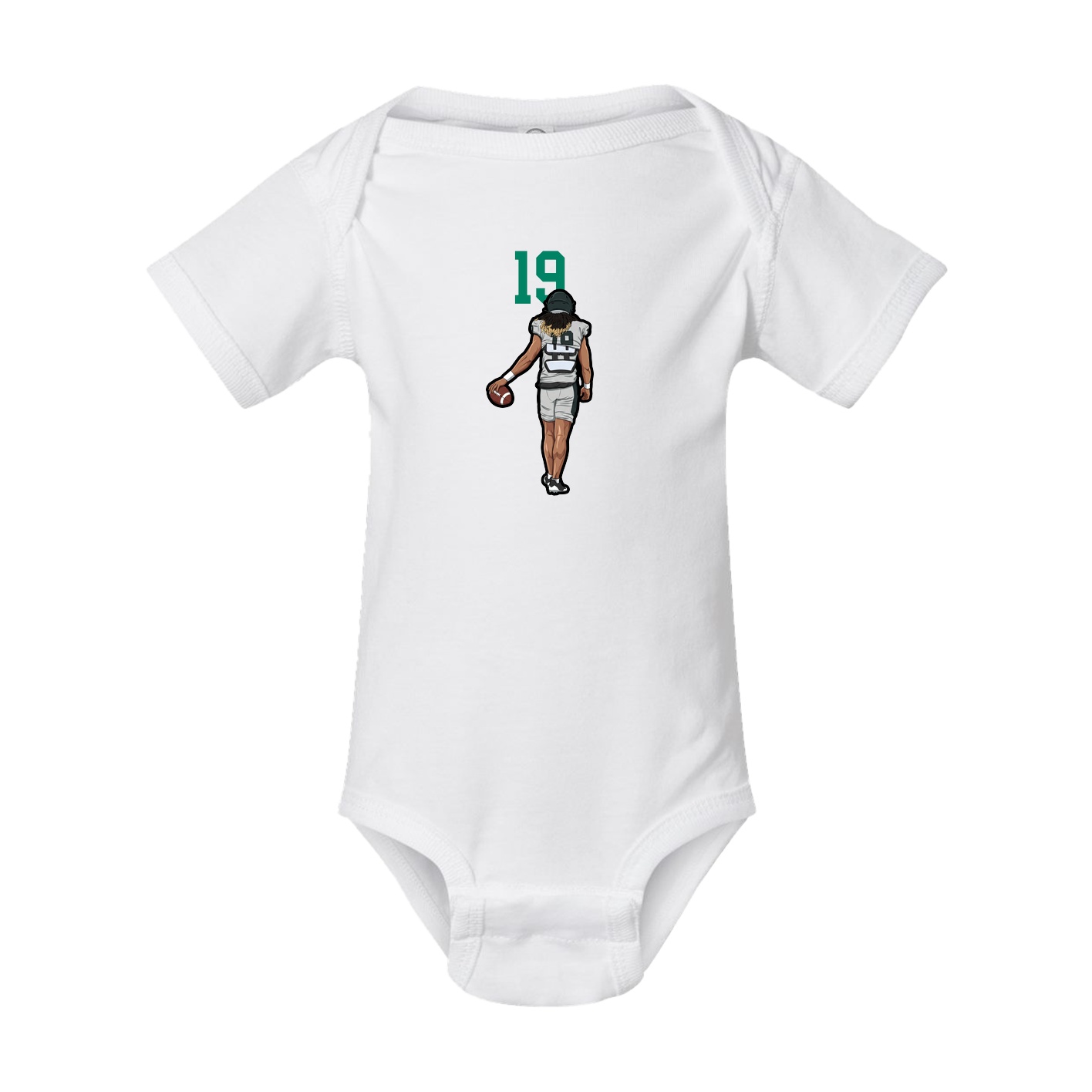 Baby Onesie — Number Top in White