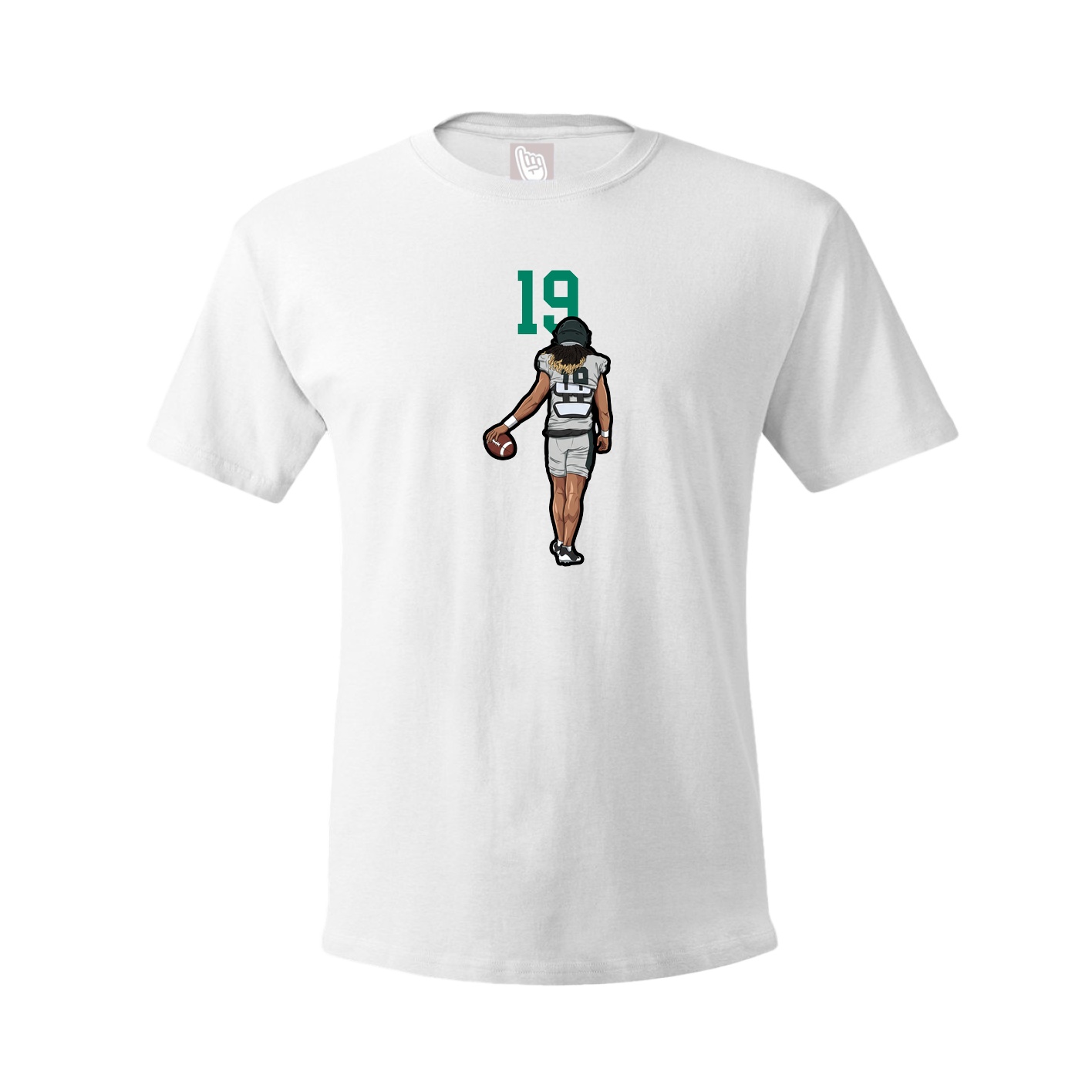 Tee — Number Top in White