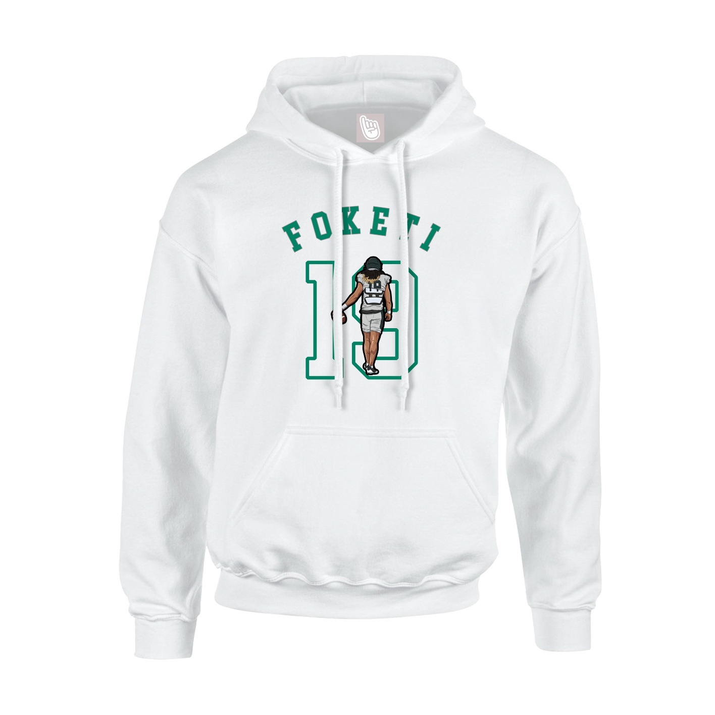Hoodie — Shirsey Arch in White