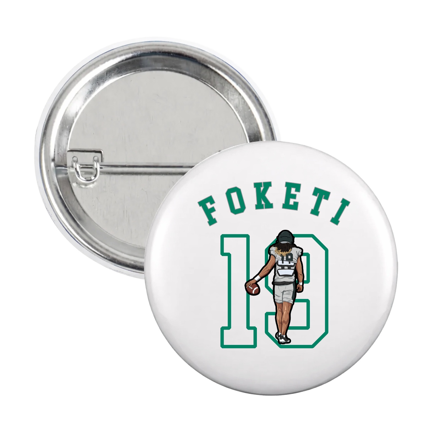 Game Day Button — Shirsey Arch in White