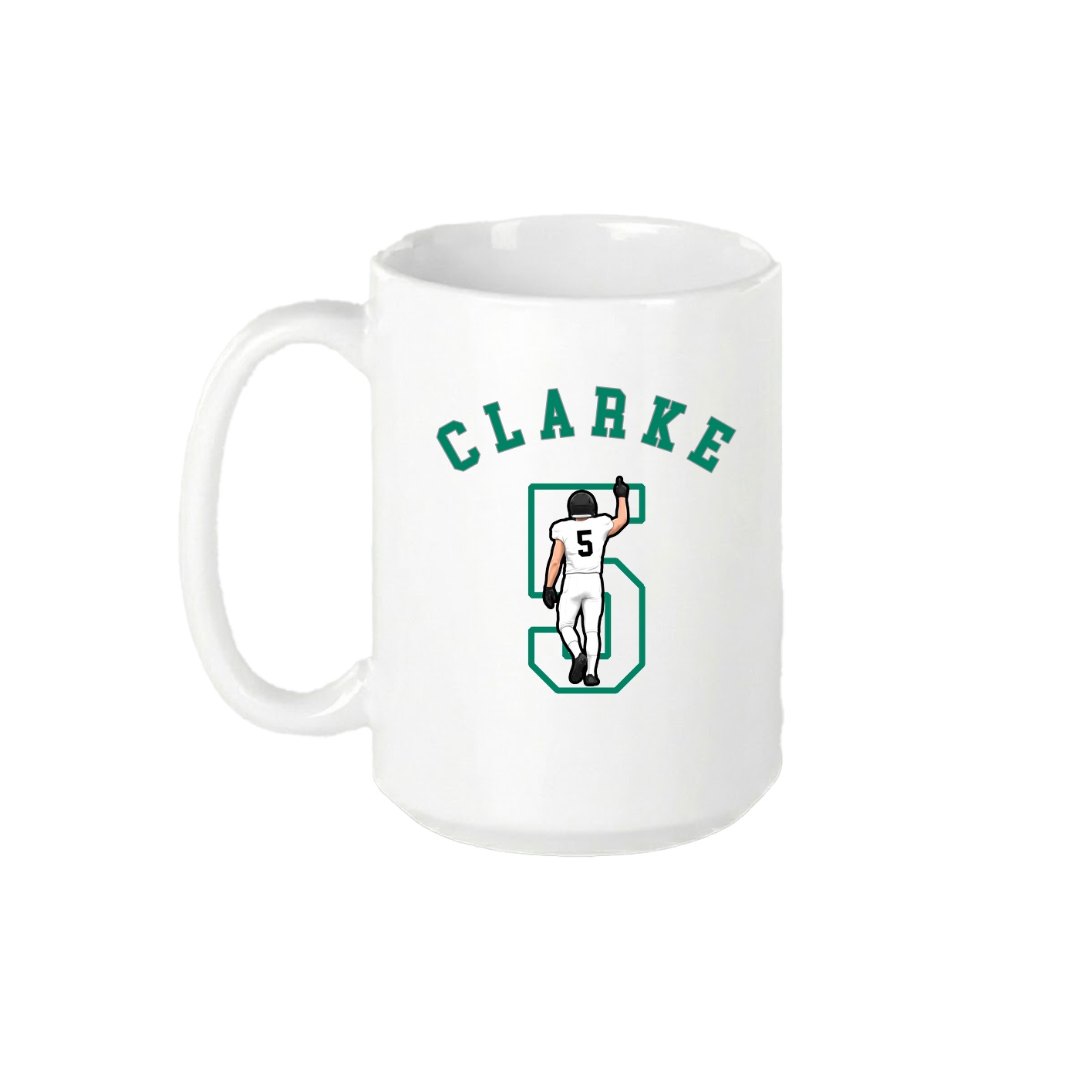 15oz Coffee Mug — Shirsey Arch in White