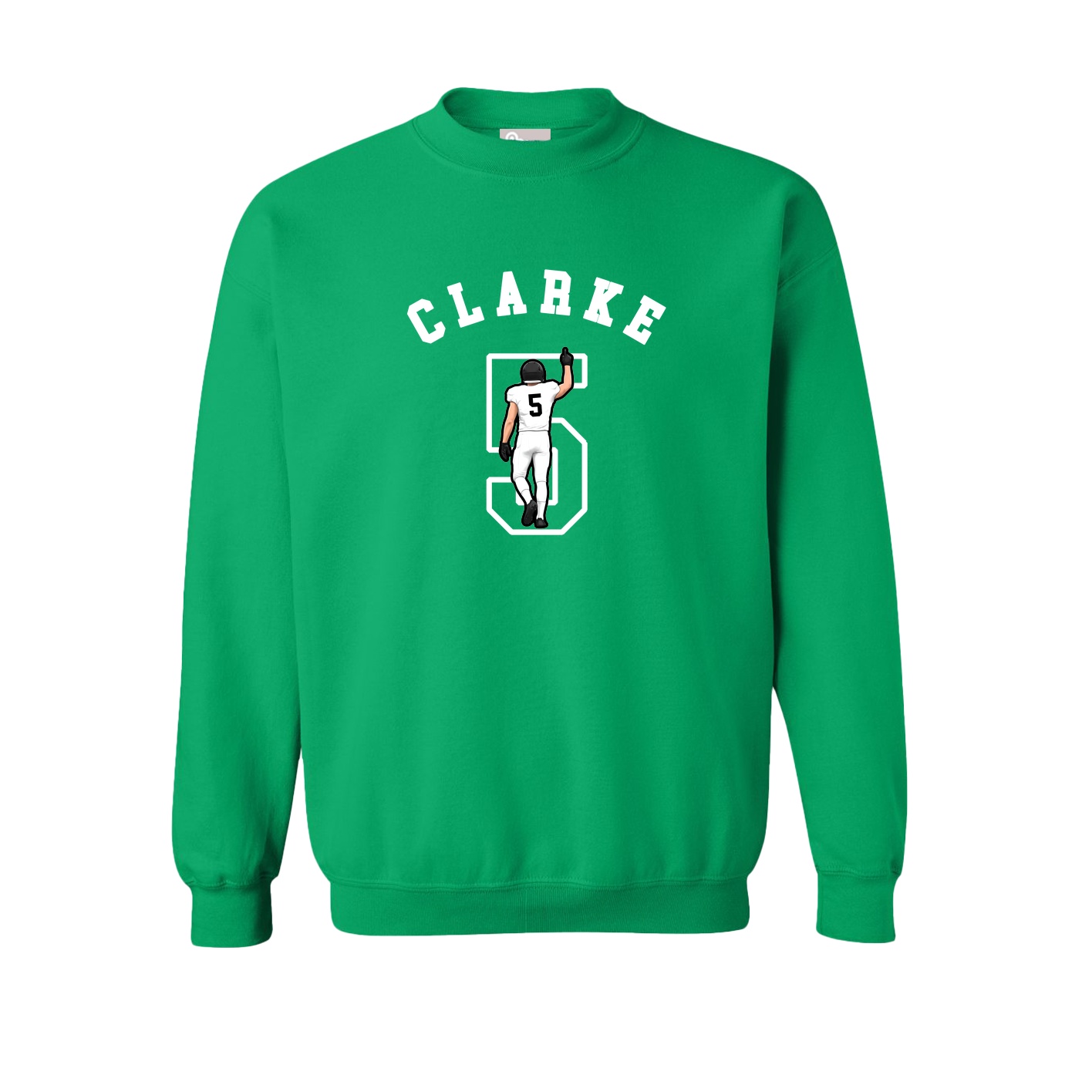 Fleece Crew — Shirsey Arch in Green