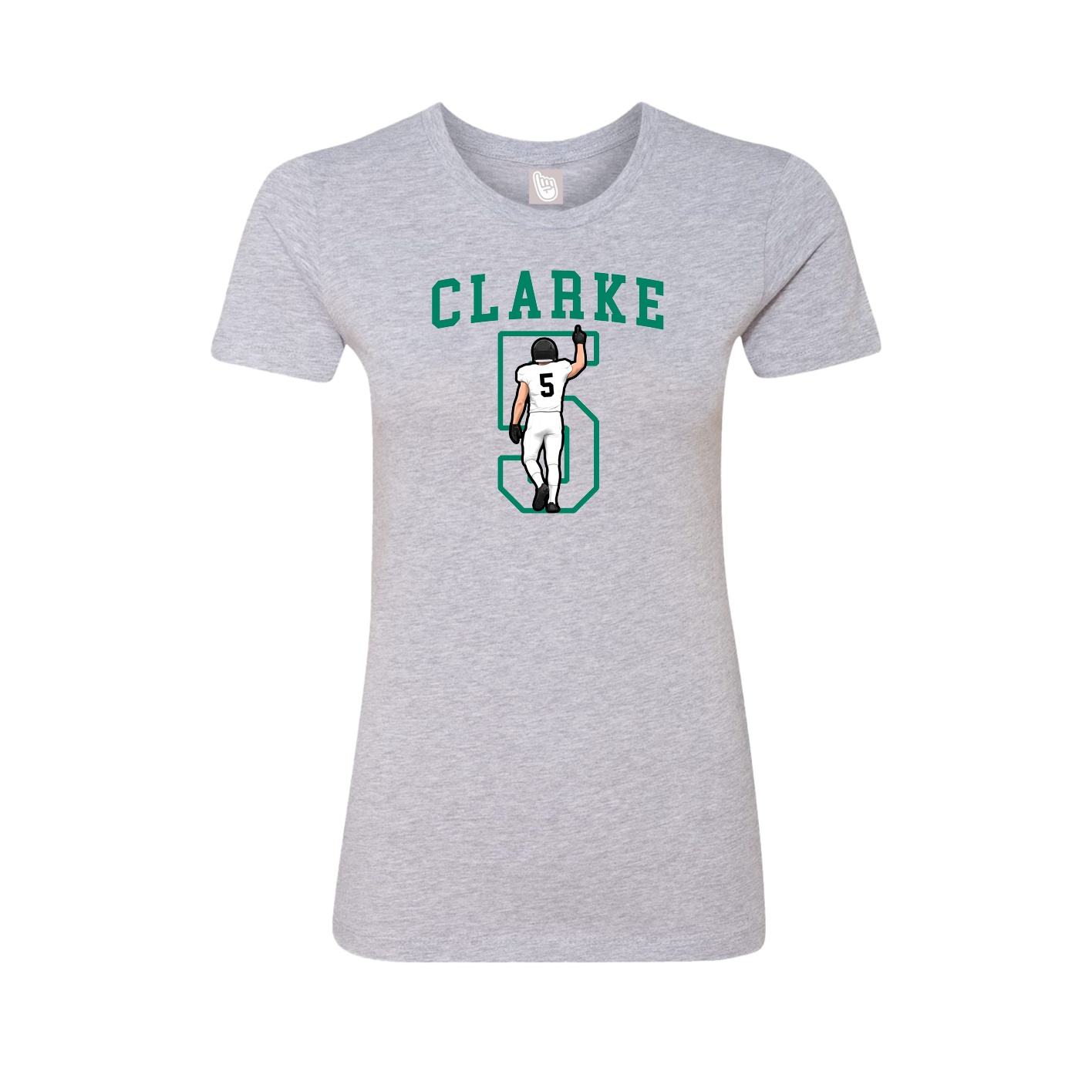 Fitted Women's Tee — Shirsey in Grey