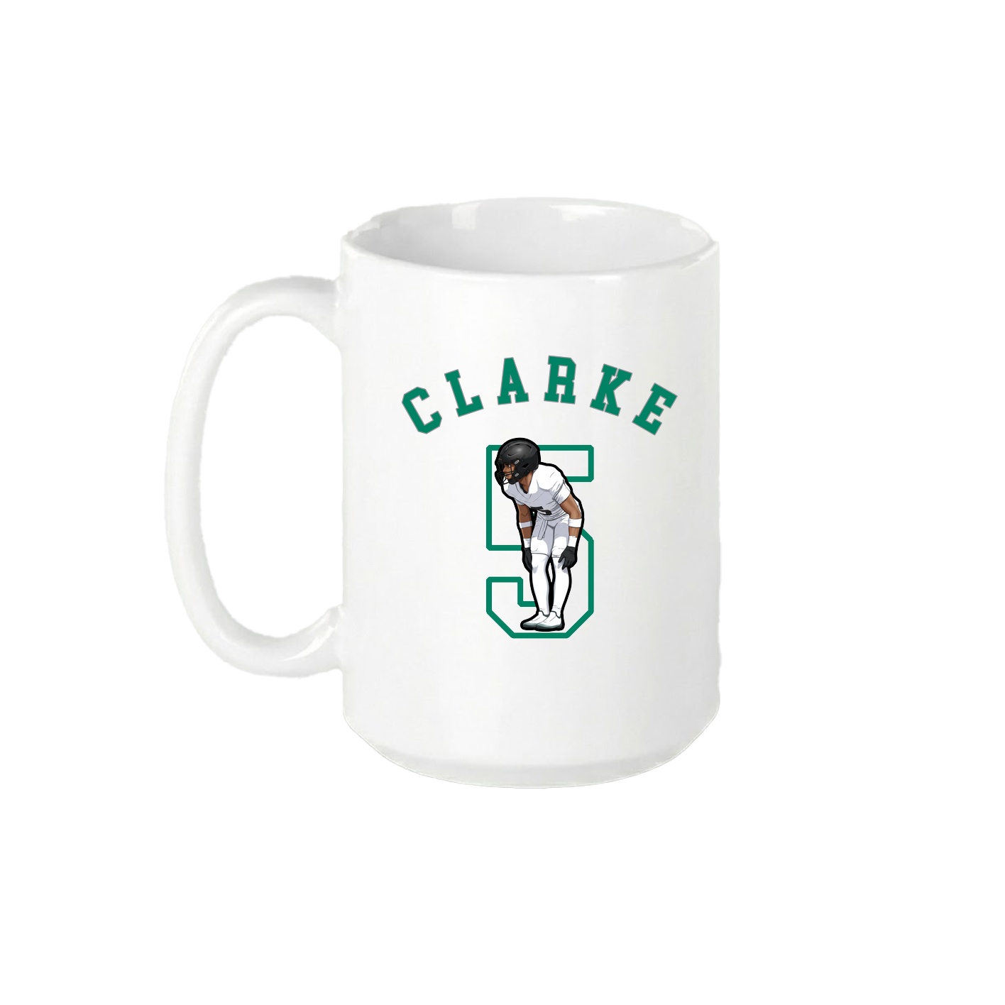 15oz Coffee Mug — Shirsey Arch in White