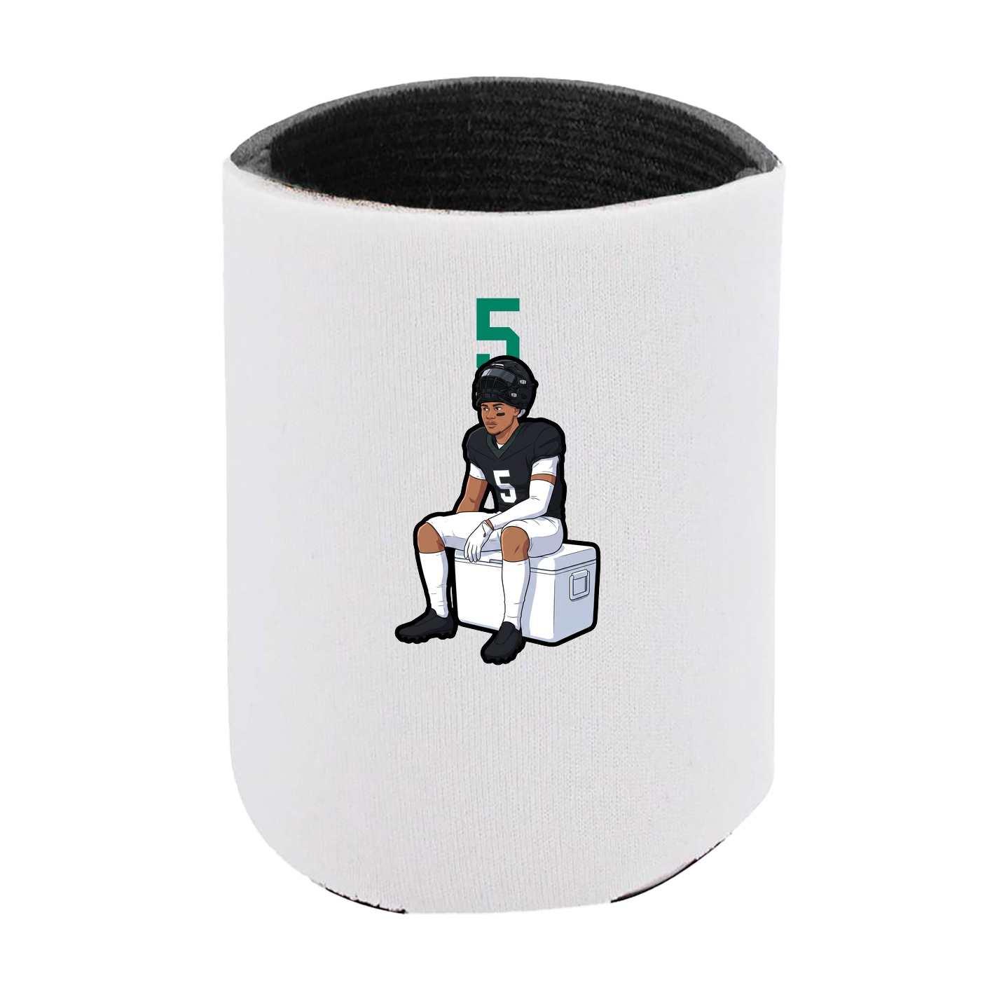 Can Holder — Number Top in White