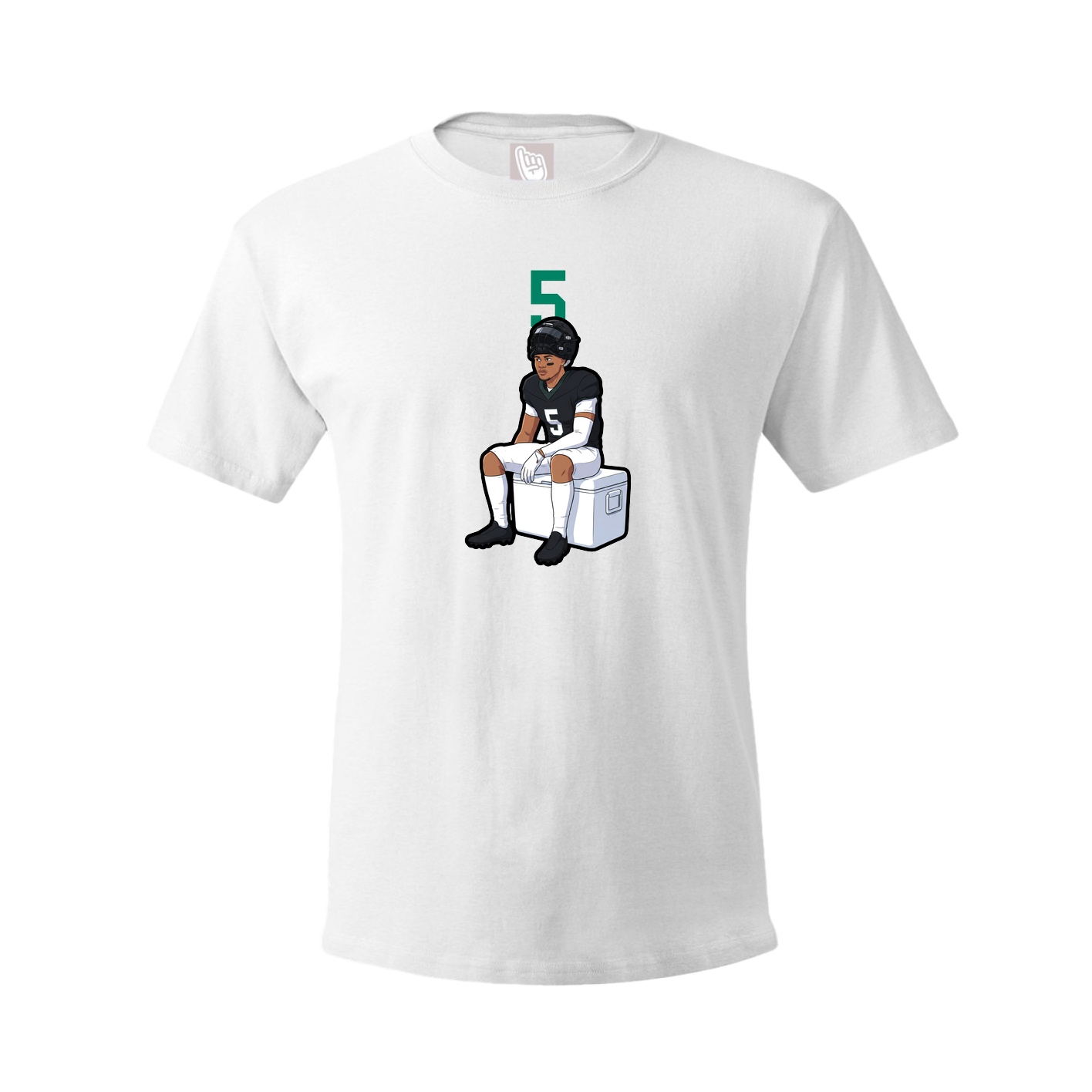 Tee — Number Top in White