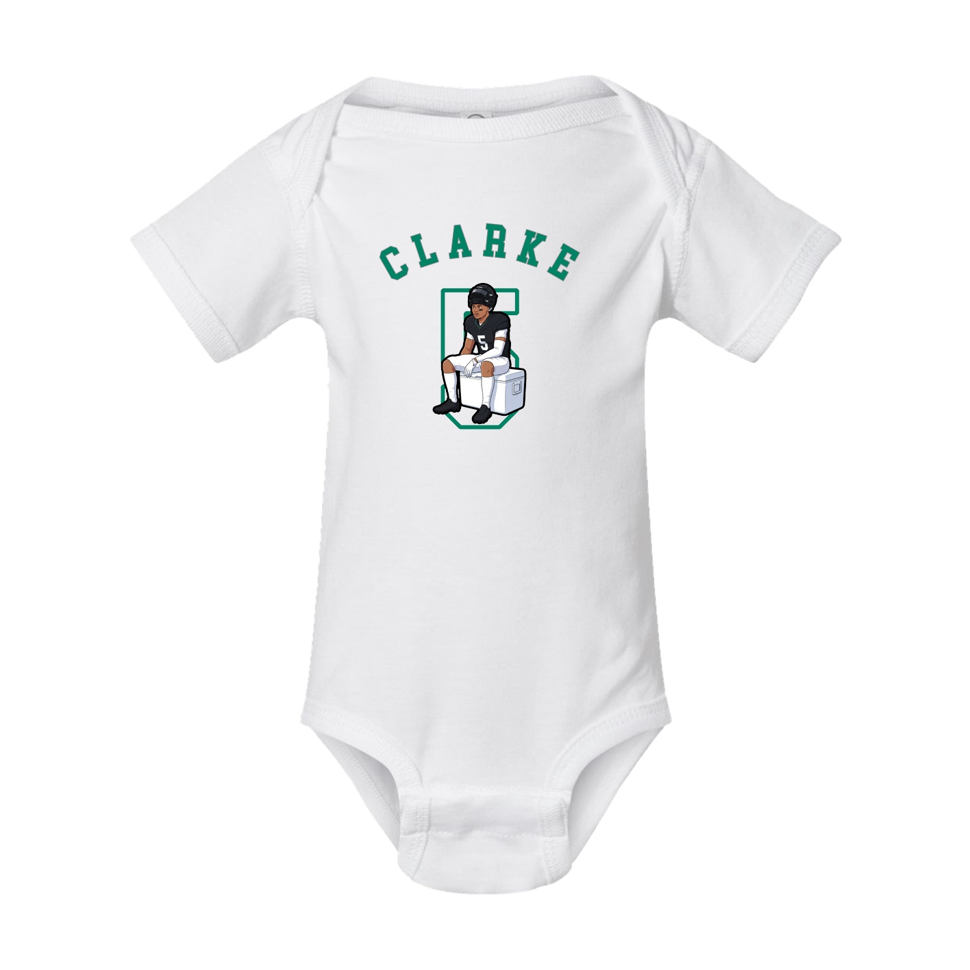 Baby Onesie — Shirsey Arch in White