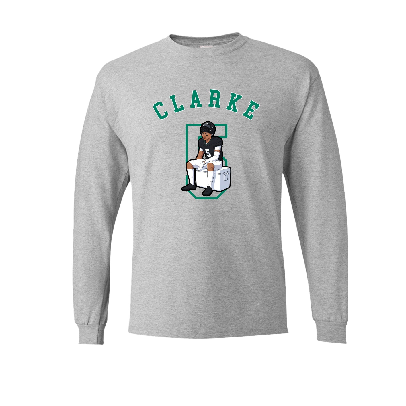 Long Sleeve Tee — Shirsey Arch in Grey