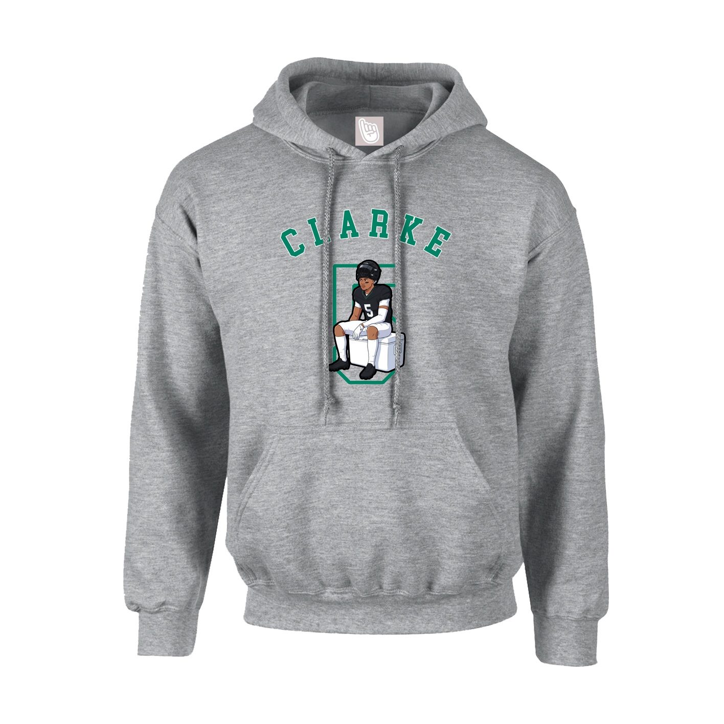 Hoodie — Shirsey Arch in Grey
