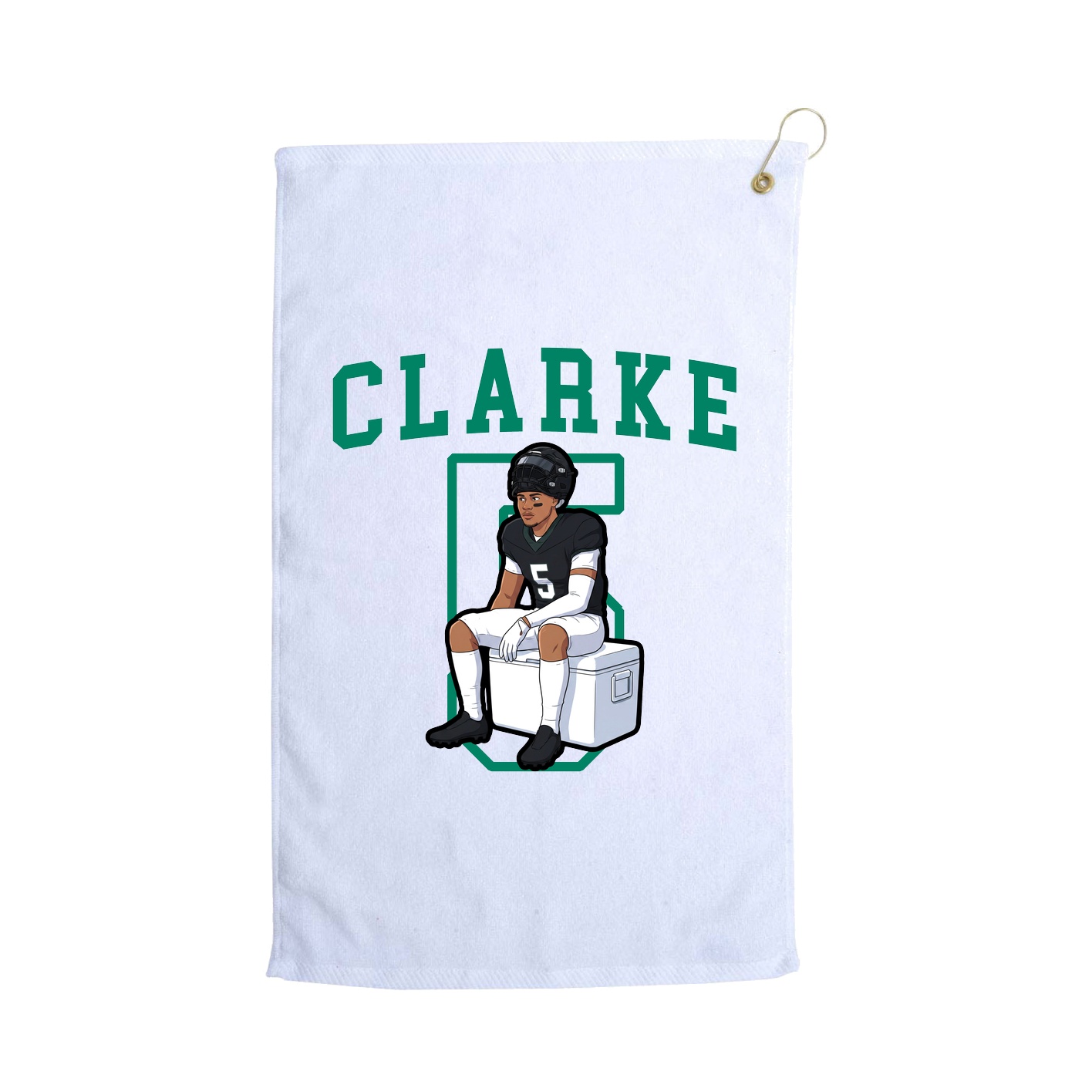 Golf Towel — Shirsey in White