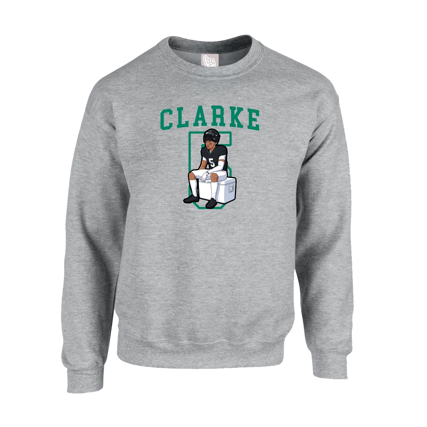 Fleece Crew — Shirsey in Grey