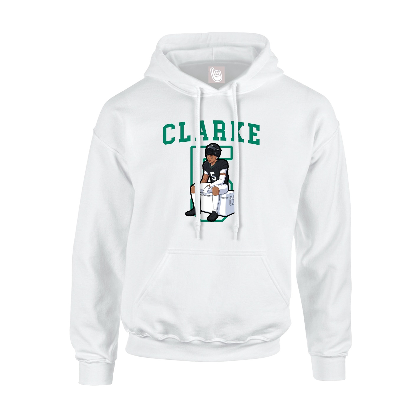 Youth Hoodie — Shirsey in White