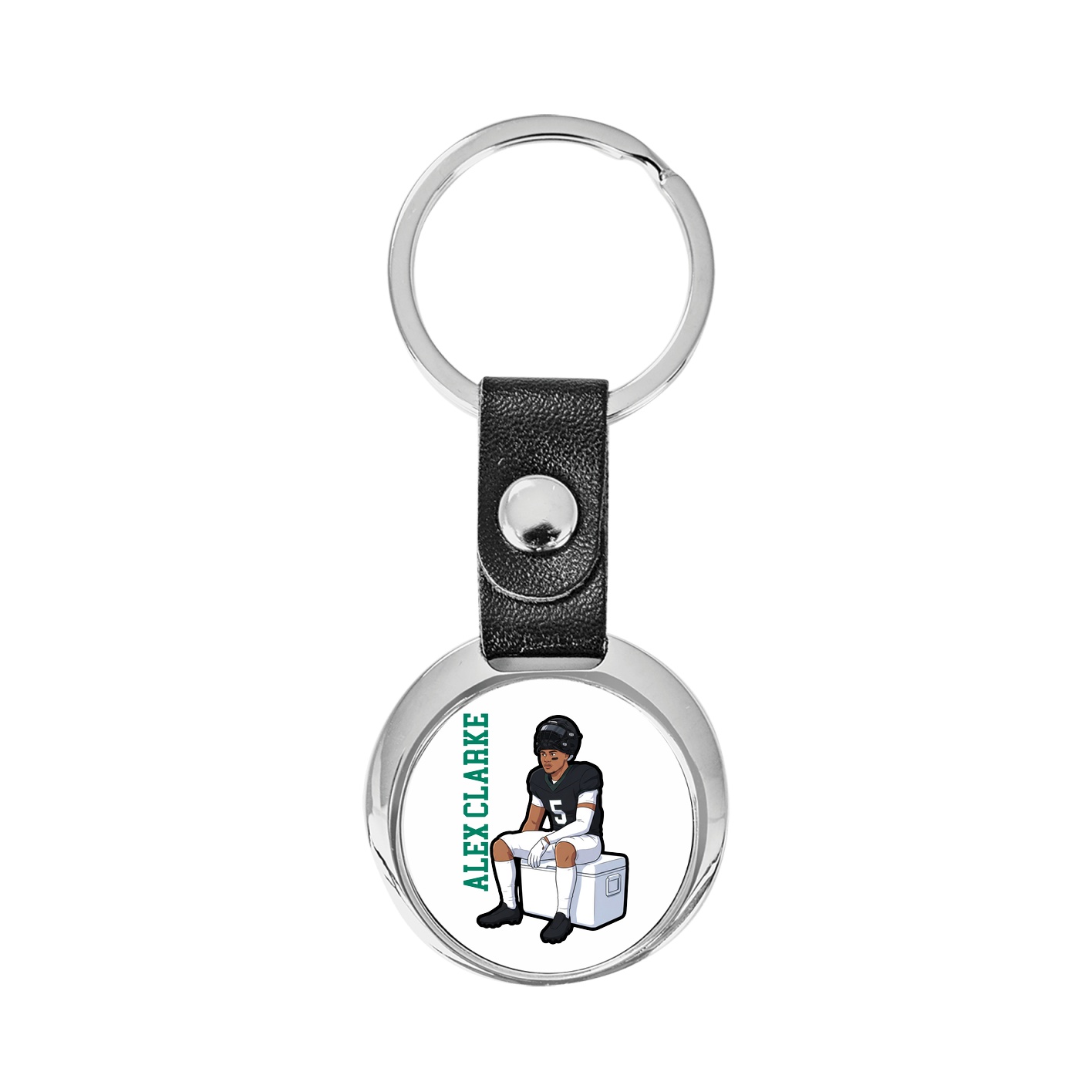 Key Chain — Name Vertical in Classic