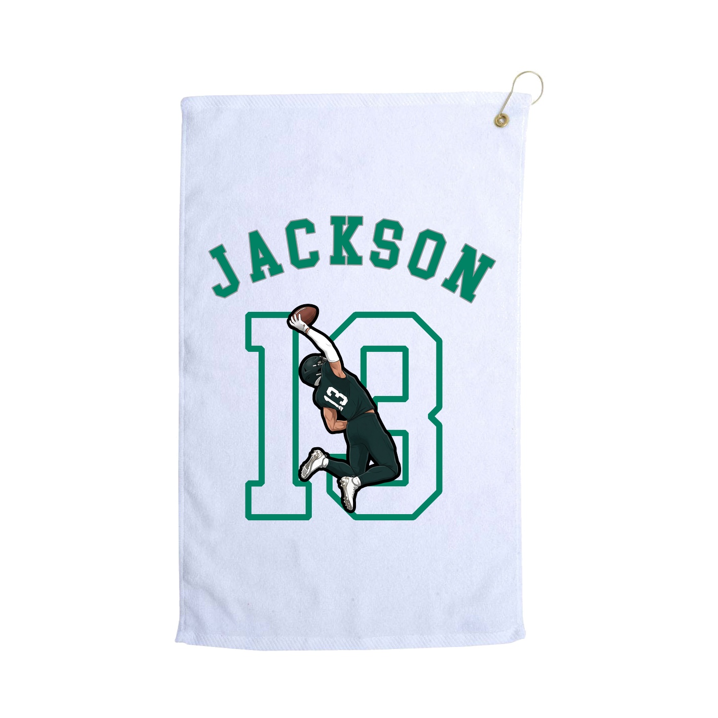 Golf Towel — Shirsey Arch in White