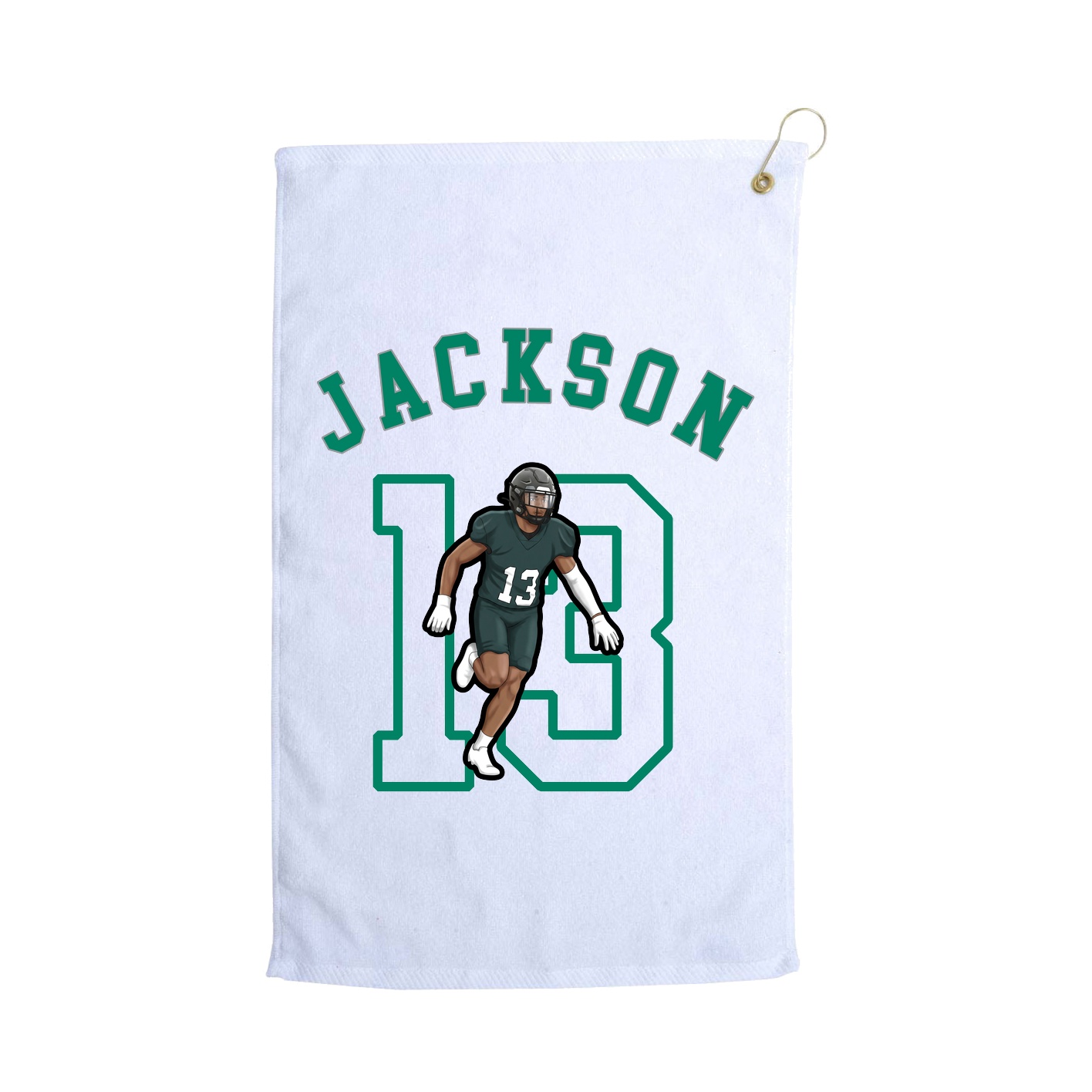 Golf Towel — Shirsey Arch in White
