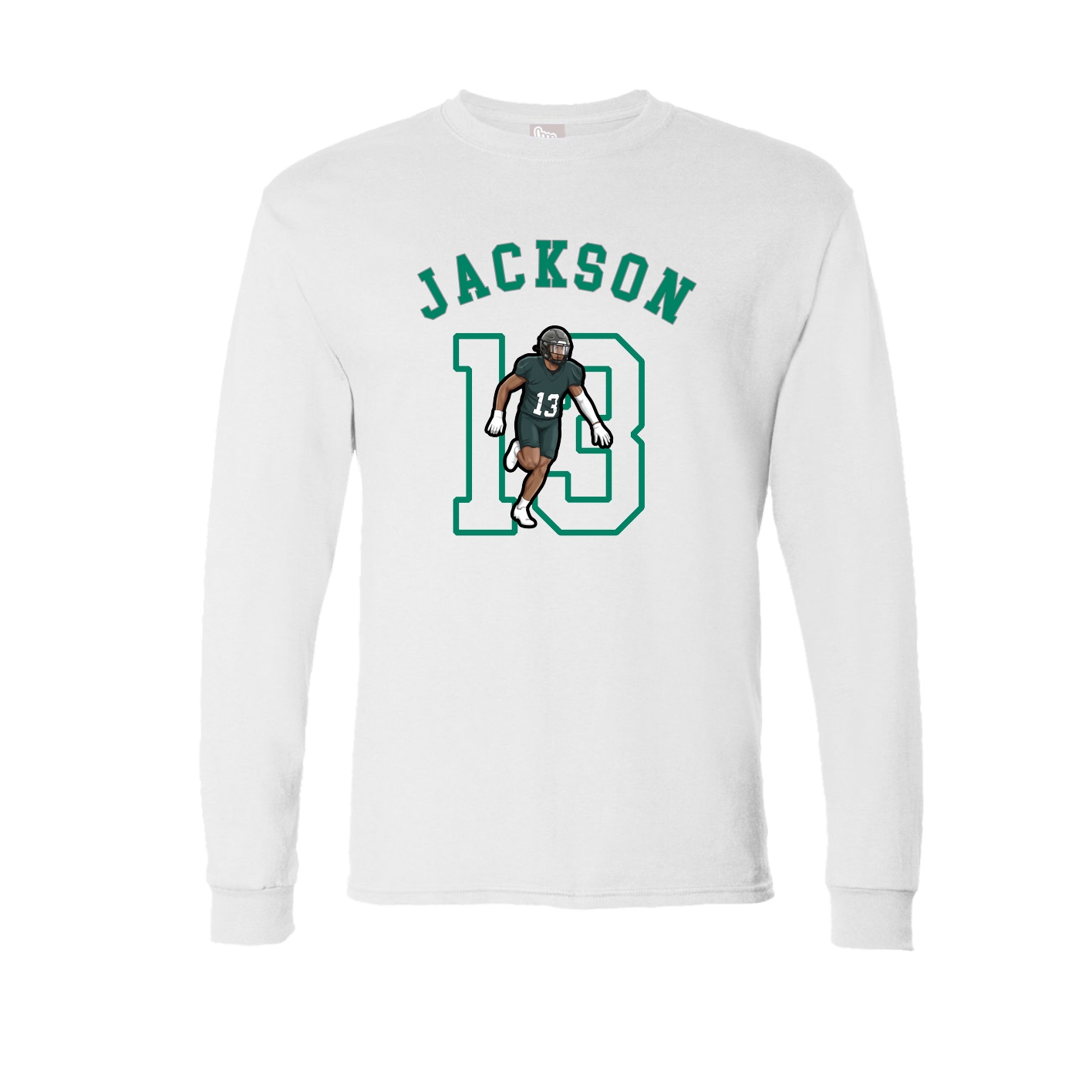 Long Sleeve Tee — Shirsey Arch in White