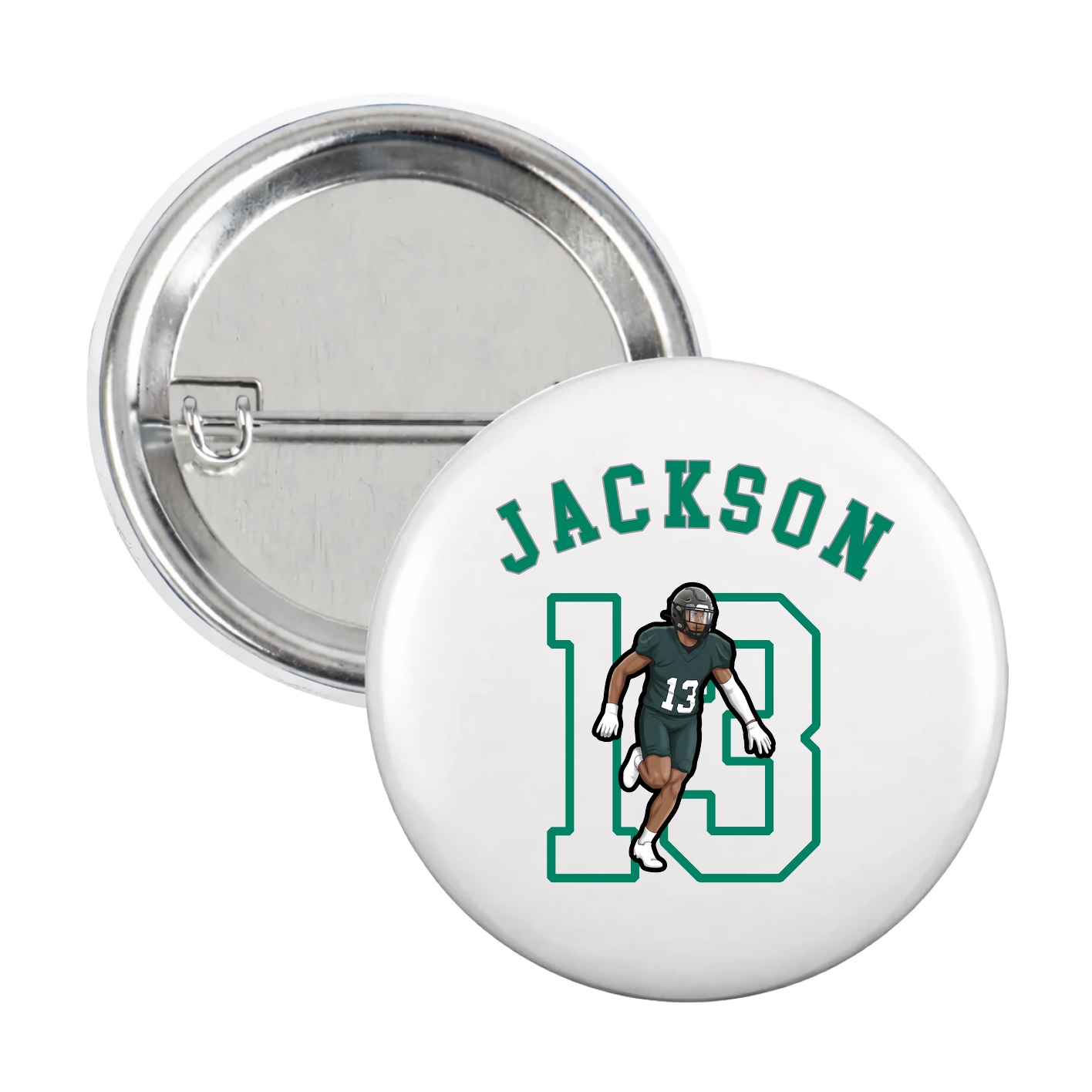 Game Day Button — Shirsey Arch in White