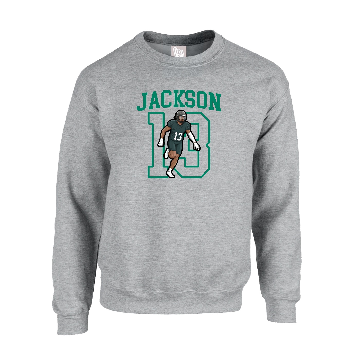 Fleece Crew — Shirsey in Grey