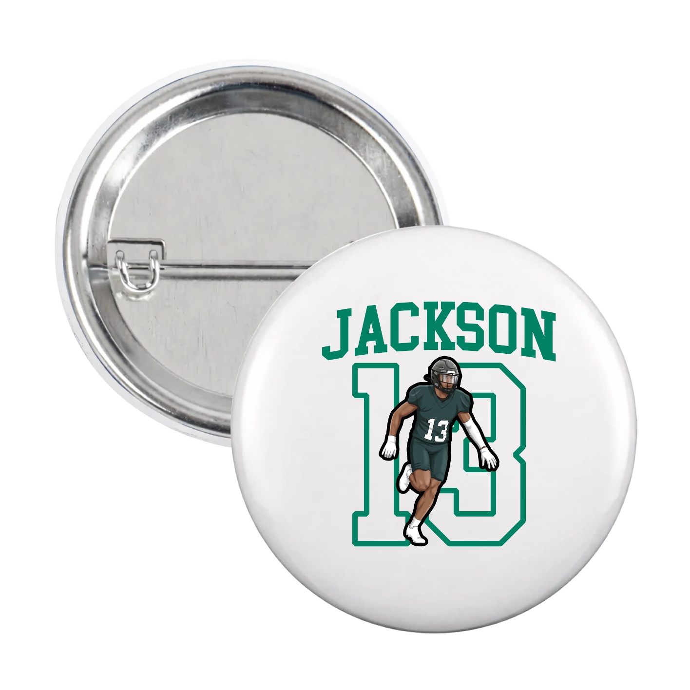Game Day Button — Shirsey in White