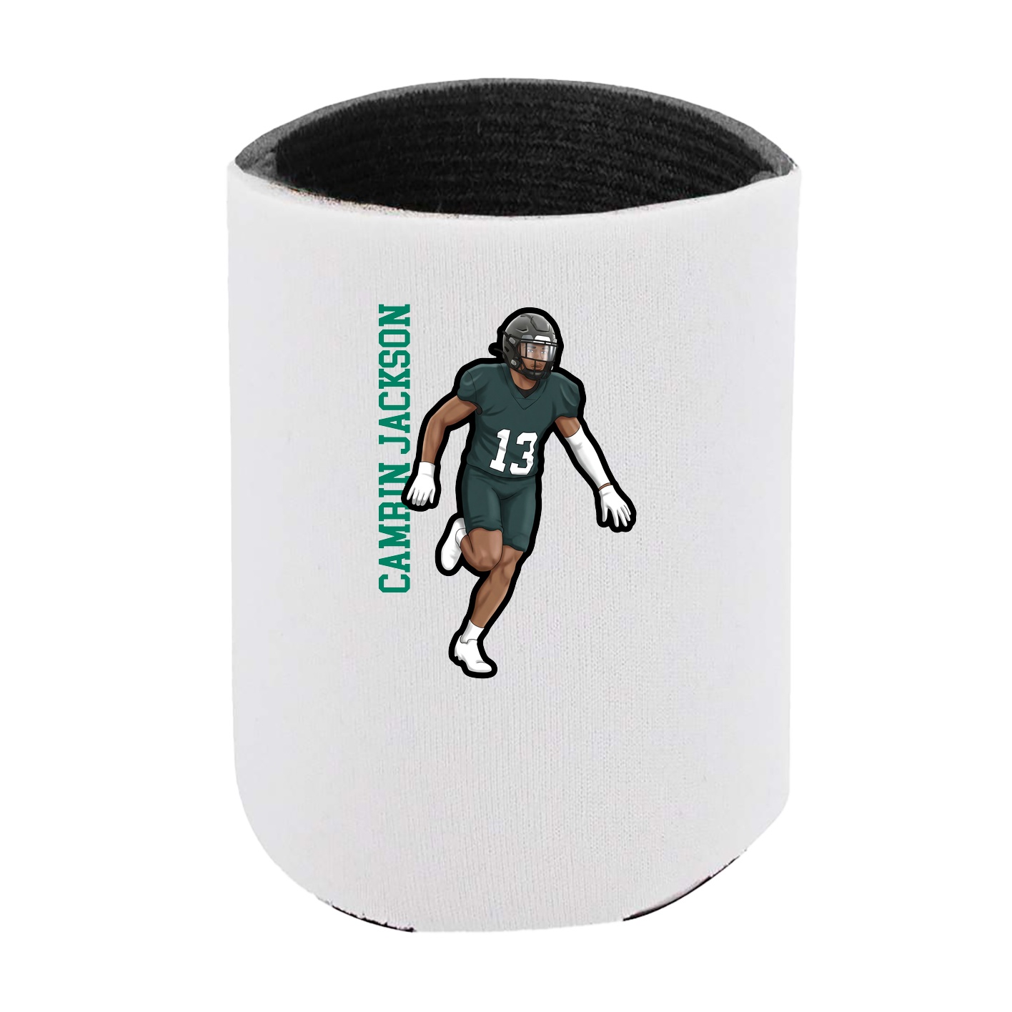 Can Holder — Name Vertical in White