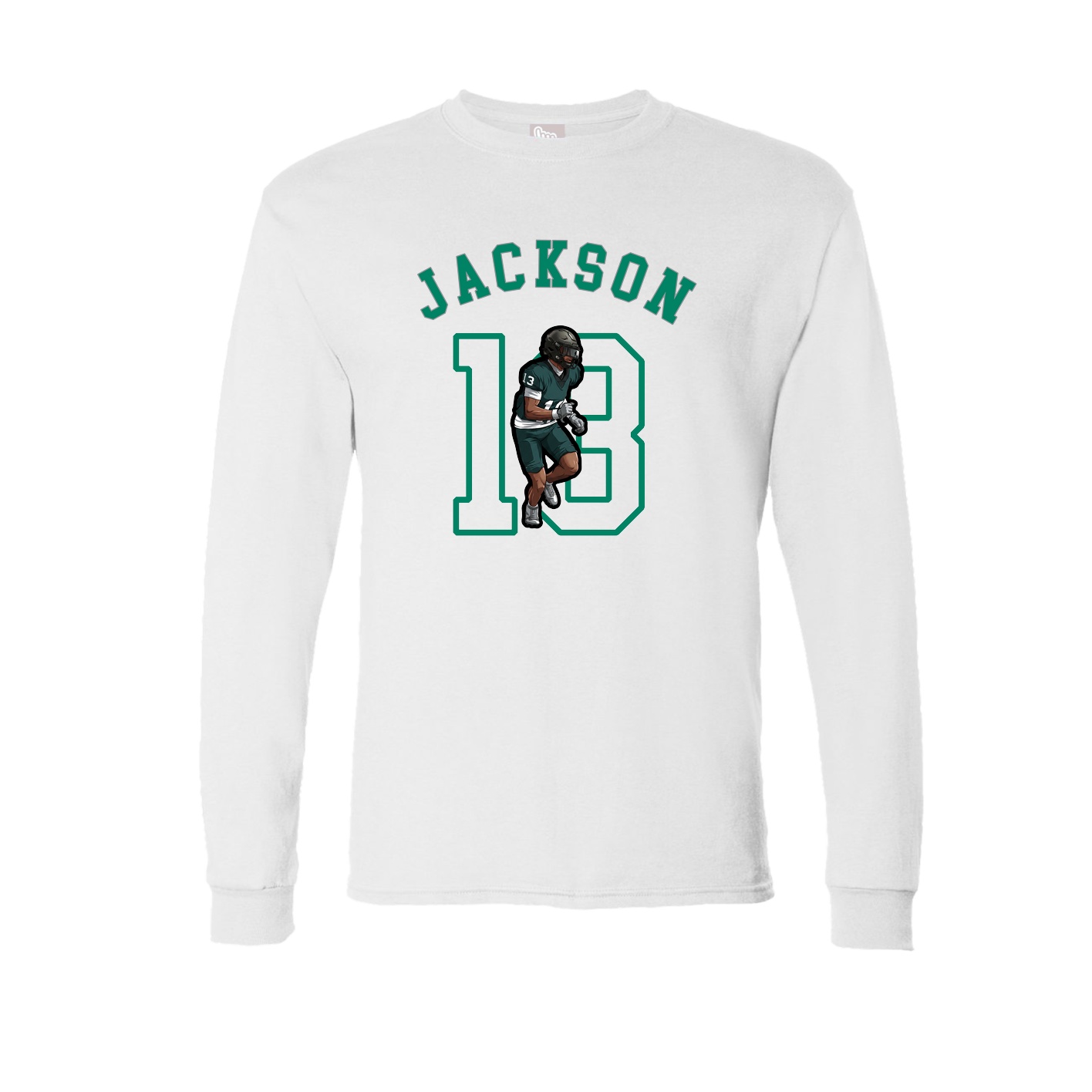 Long Sleeve Tee — Shirsey Arch in White