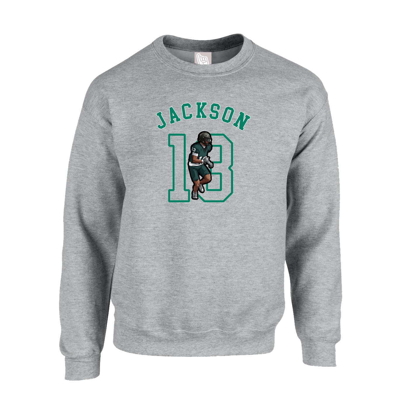 Fleece Crew — Shirsey Arch in Grey