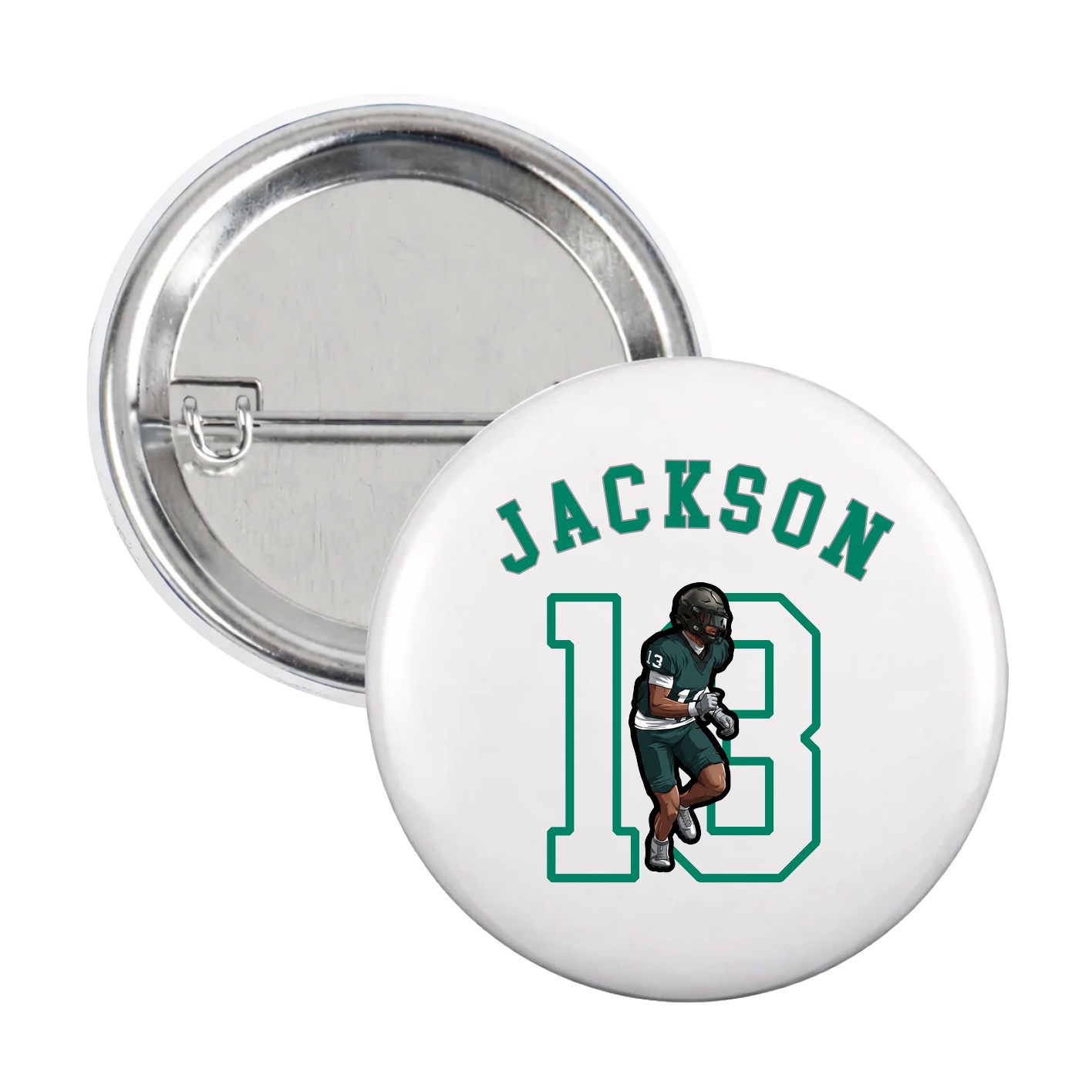 Game Day Button — Shirsey Arch in White