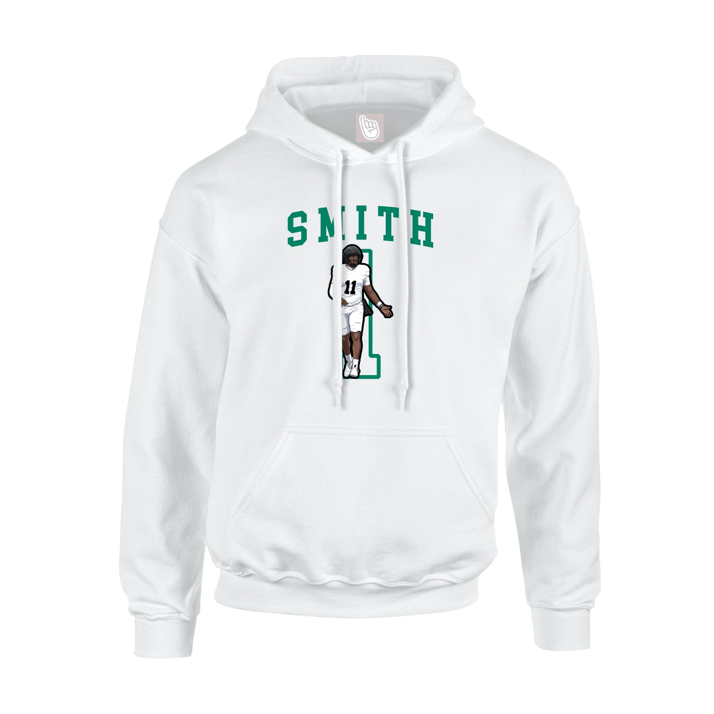 Youth Hoodie — Shirsey in White