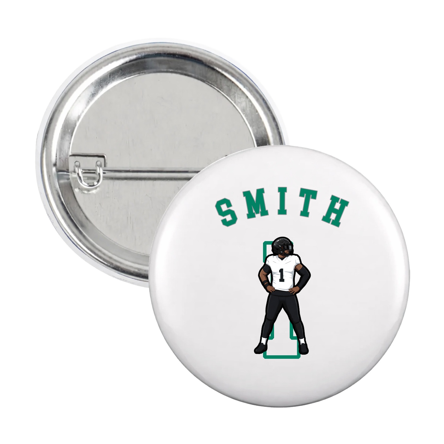 Game Day Button — Shirsey Arch in White