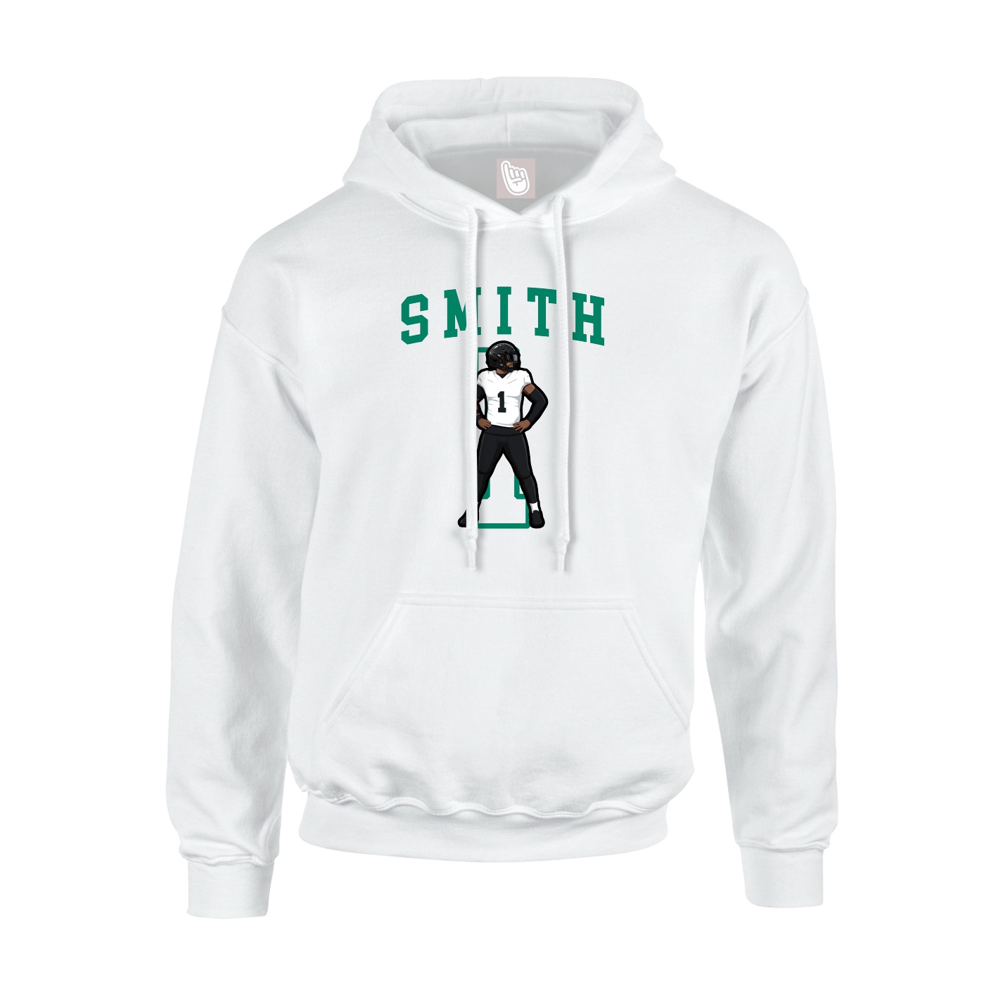 Hoodie — Shirsey in White